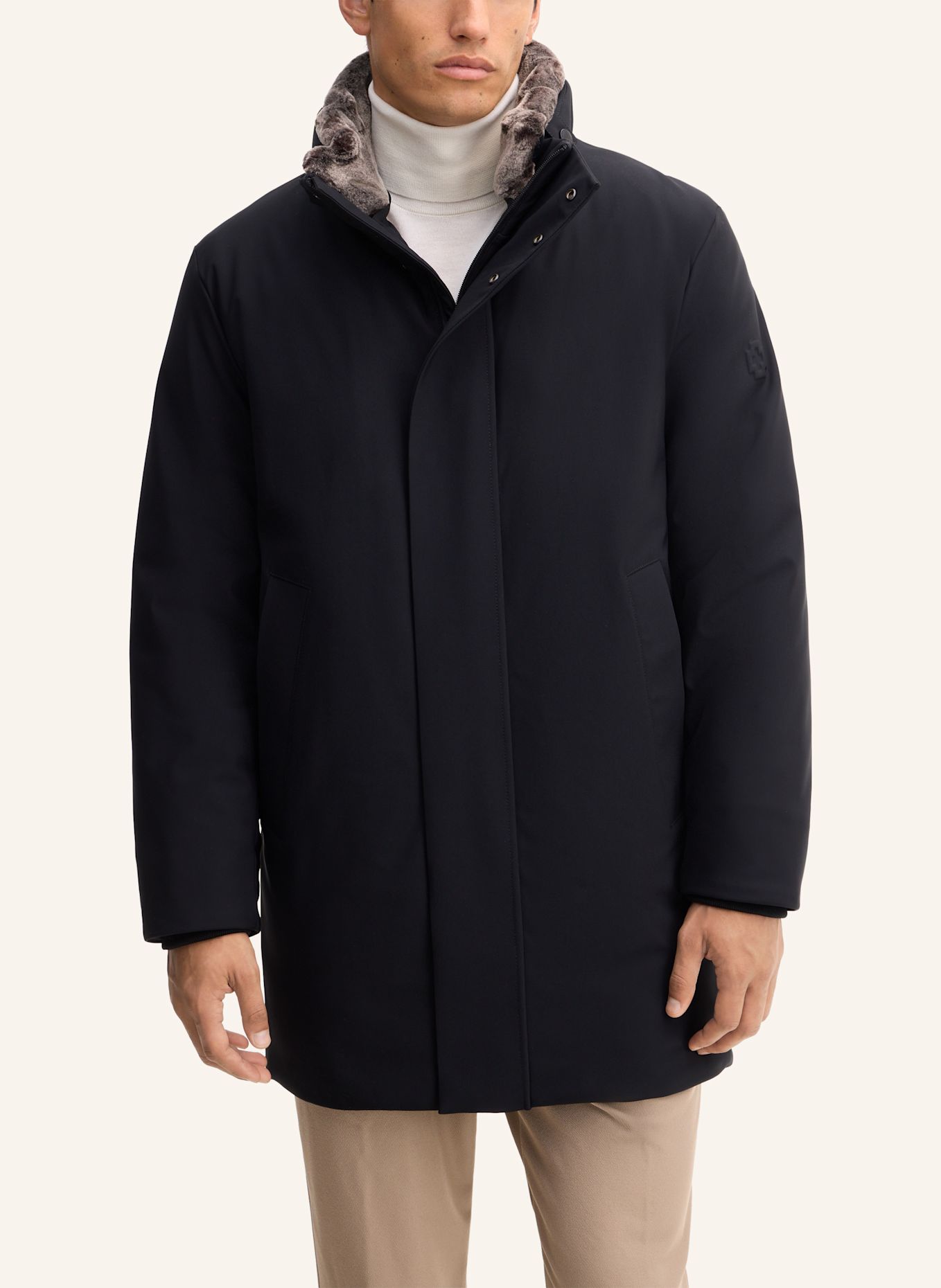 STRELLSON Parka FLEX: SCHWARZ