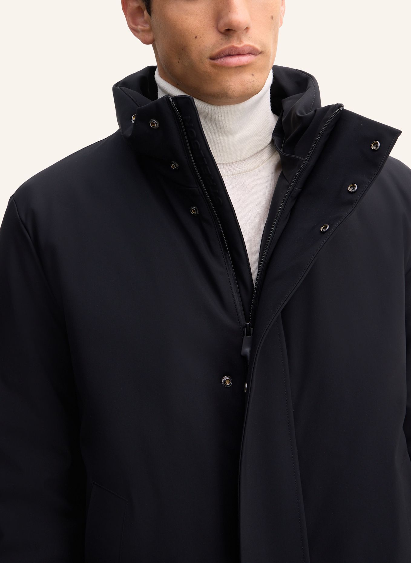 STRELLSON Parka FLEX: SCHWARZ
