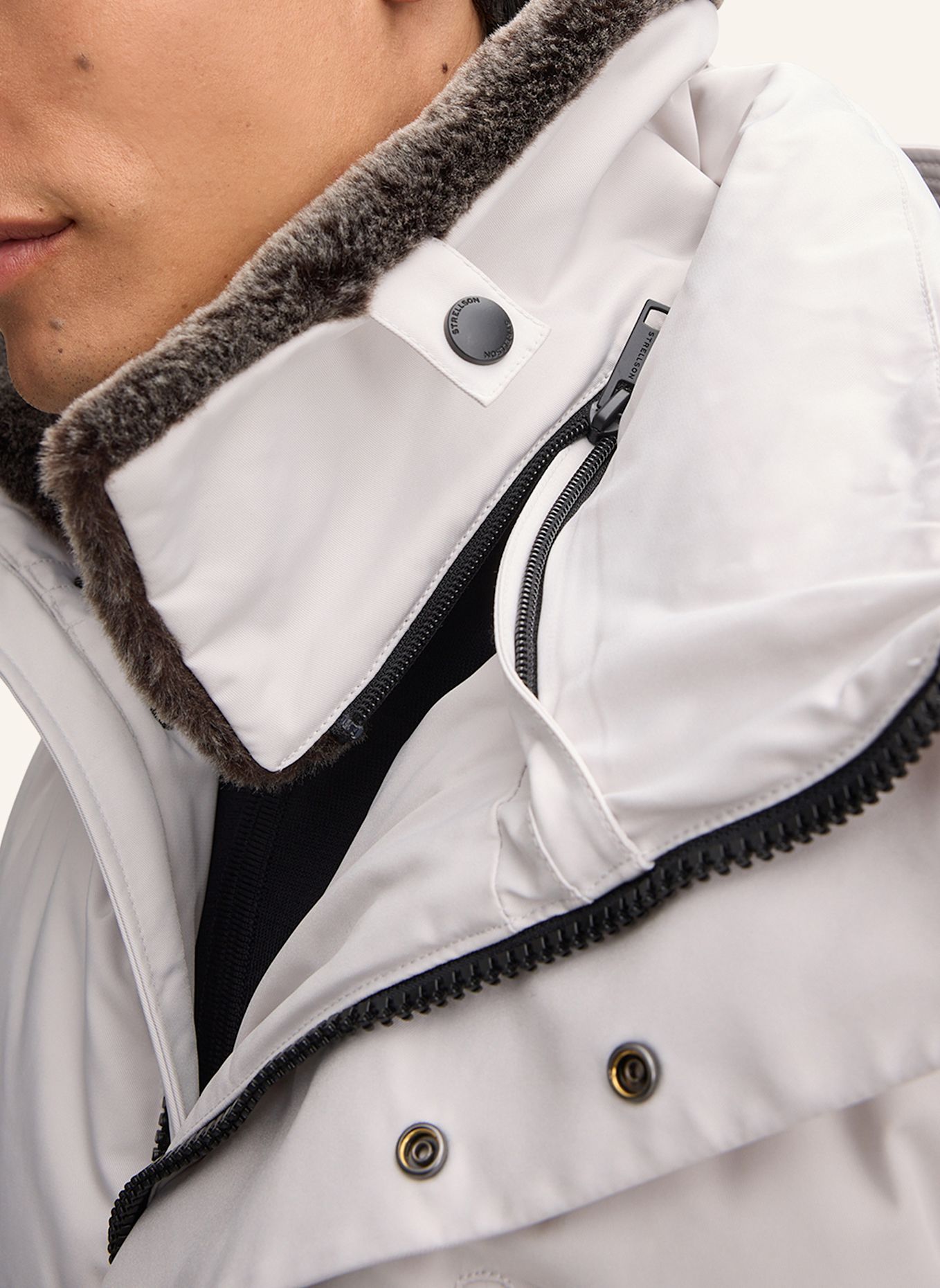 STRELLSON Parka: WEISS