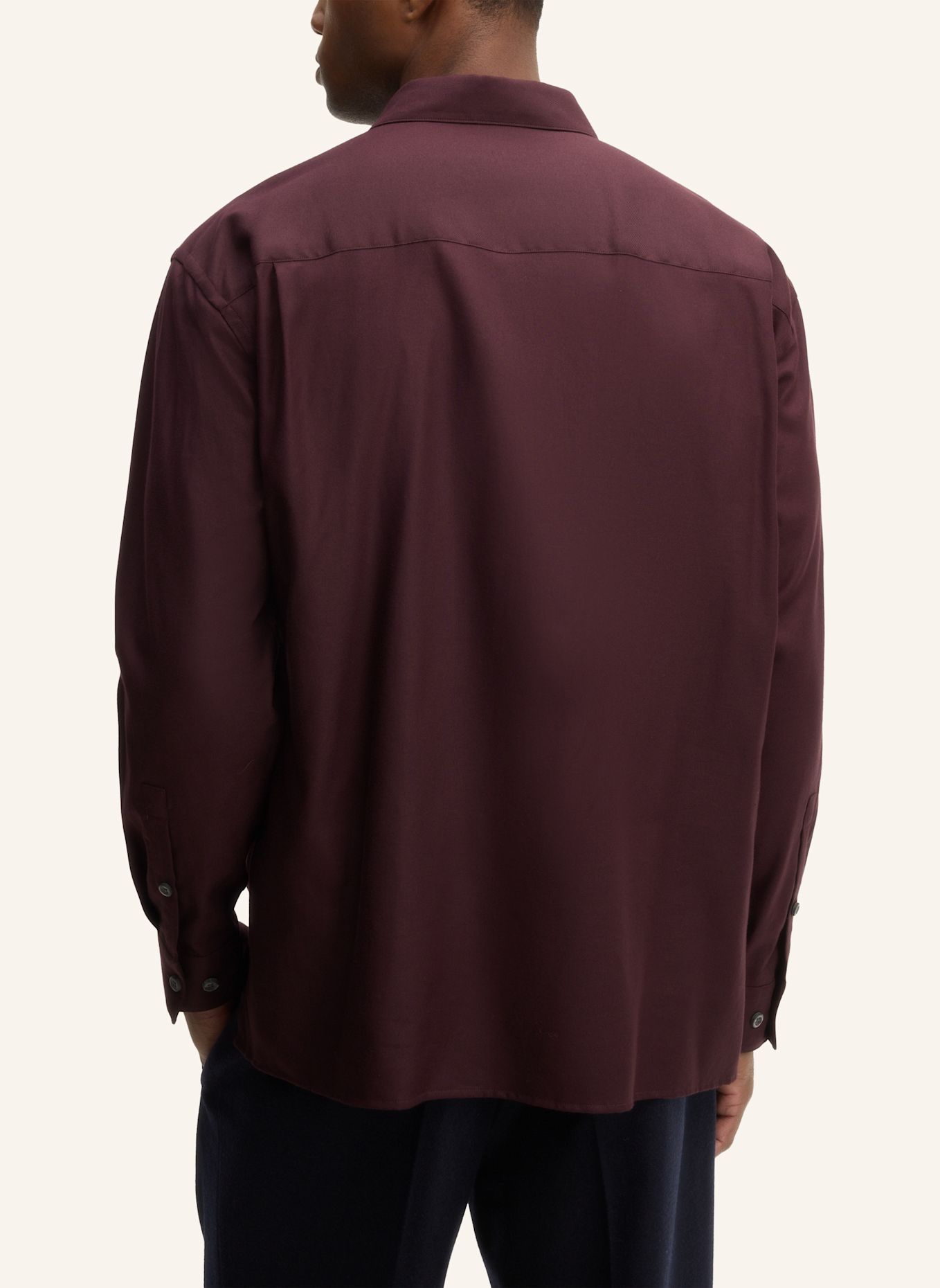 STRELLSON Casual-Hemd: DUNKELROT
