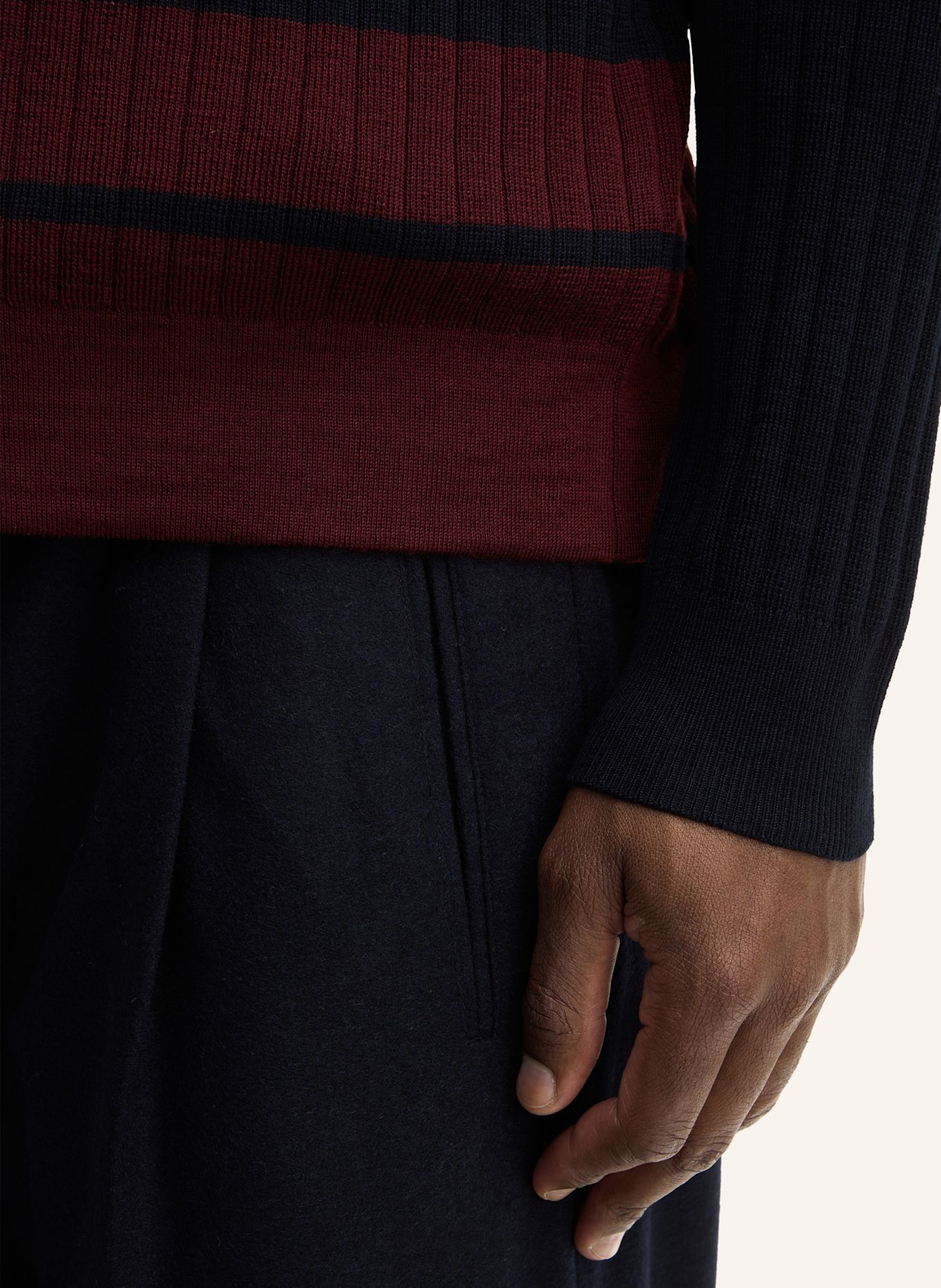 STRELLSON Pullover: DUNKELBLAU