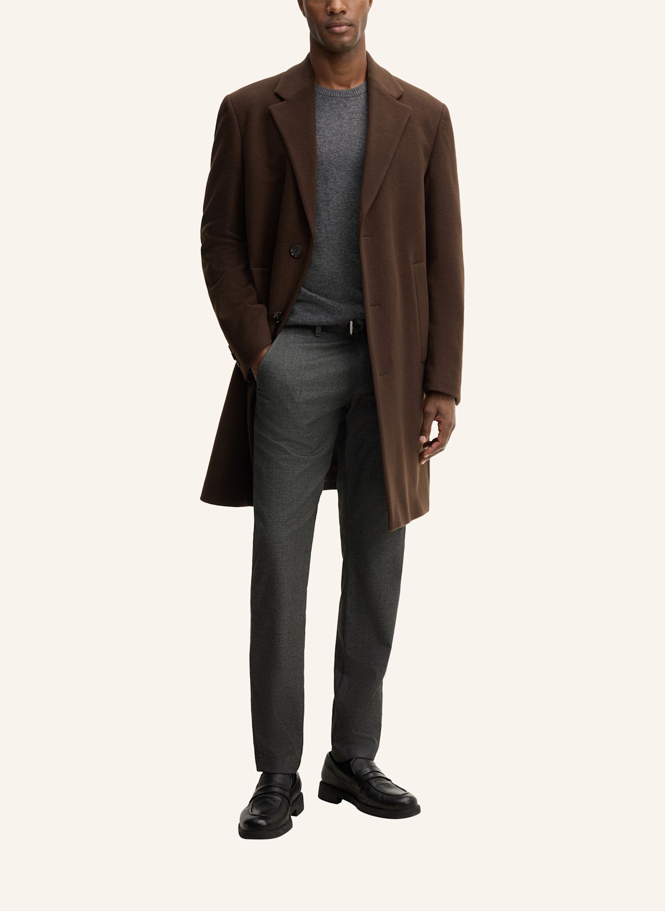 STRELLSON Pullover: GRAU