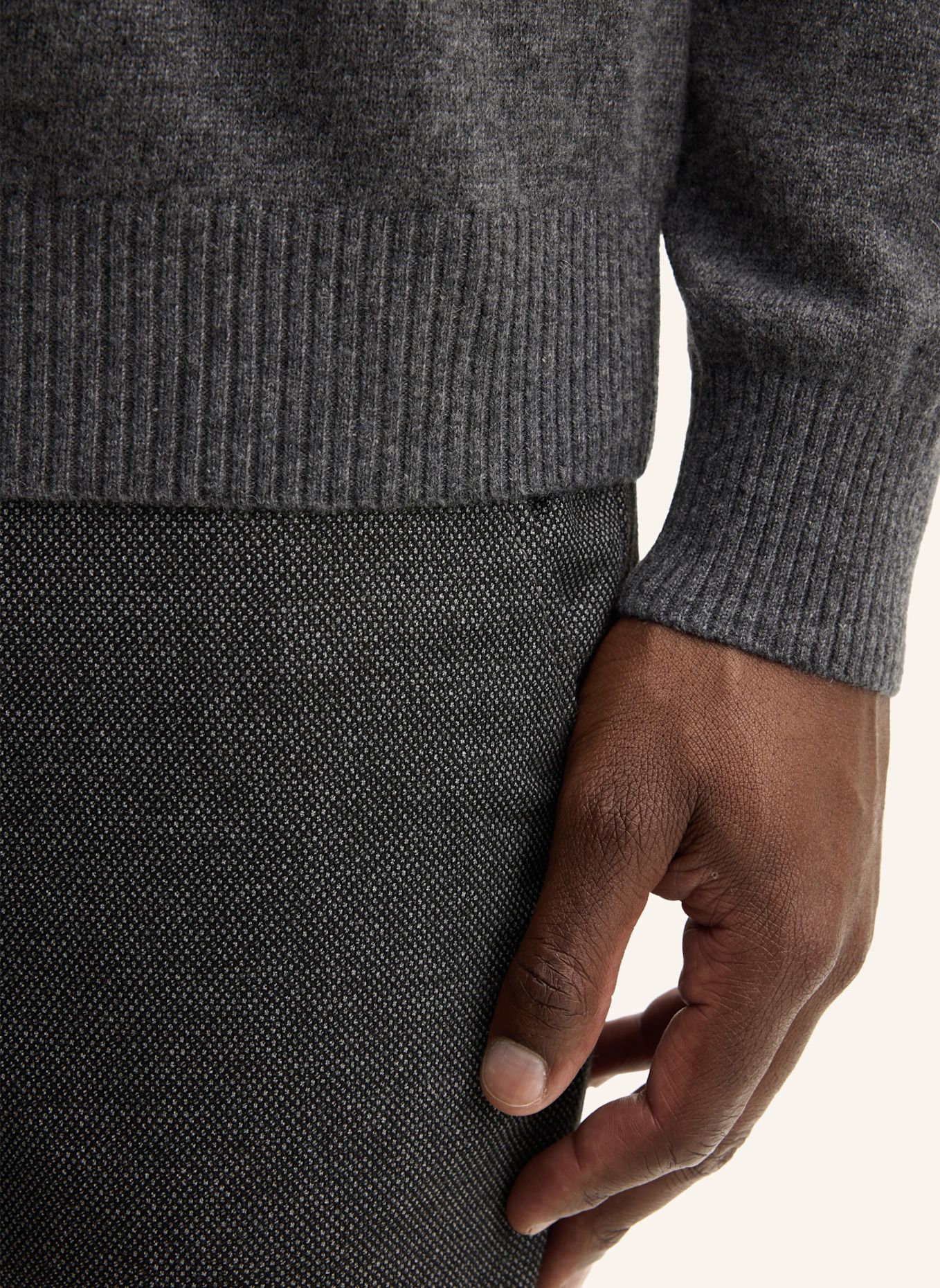 STRELLSON Pullover: GRAU
