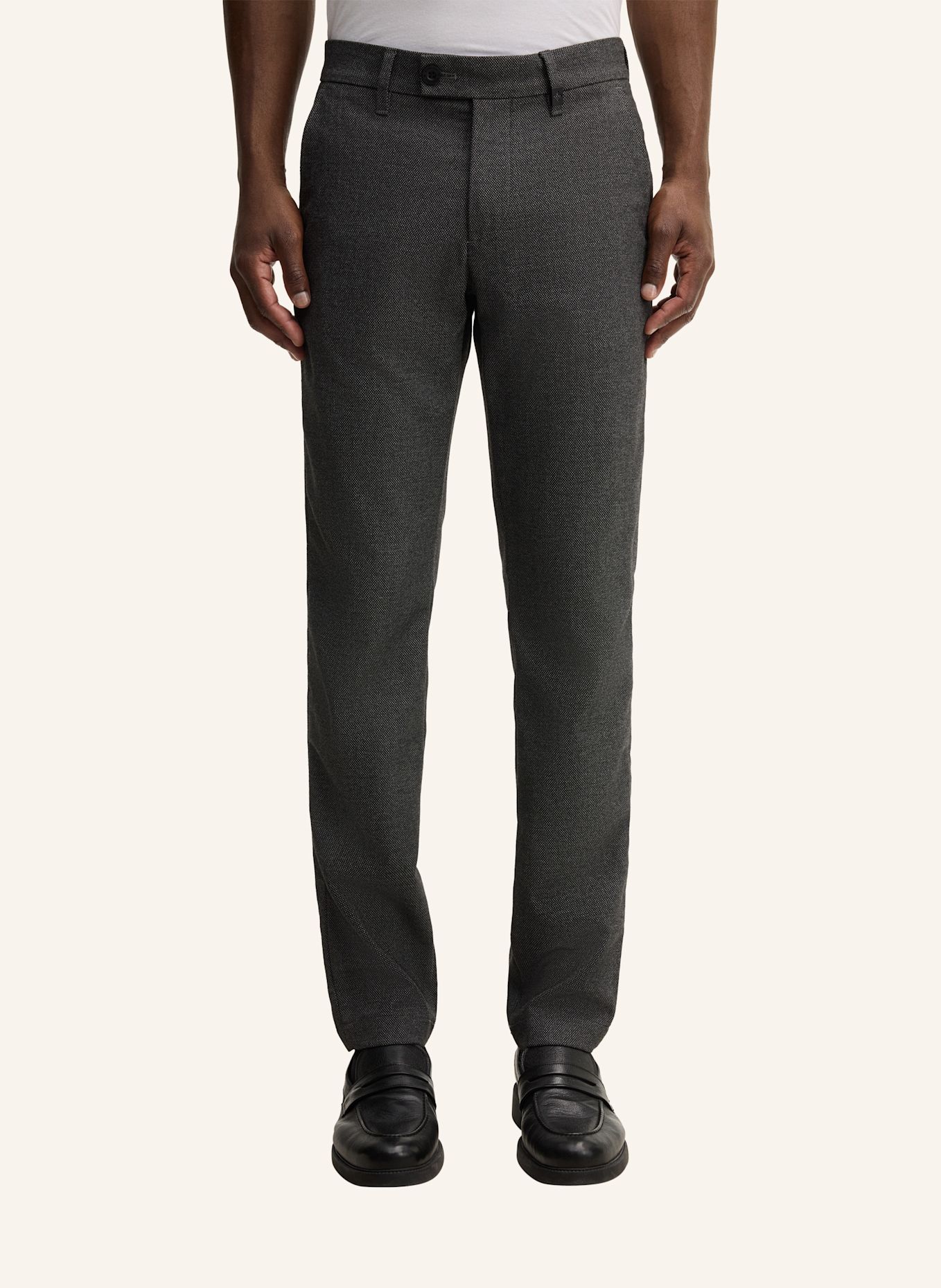 STRELLSON Chino aus Viskosemix: GRAU