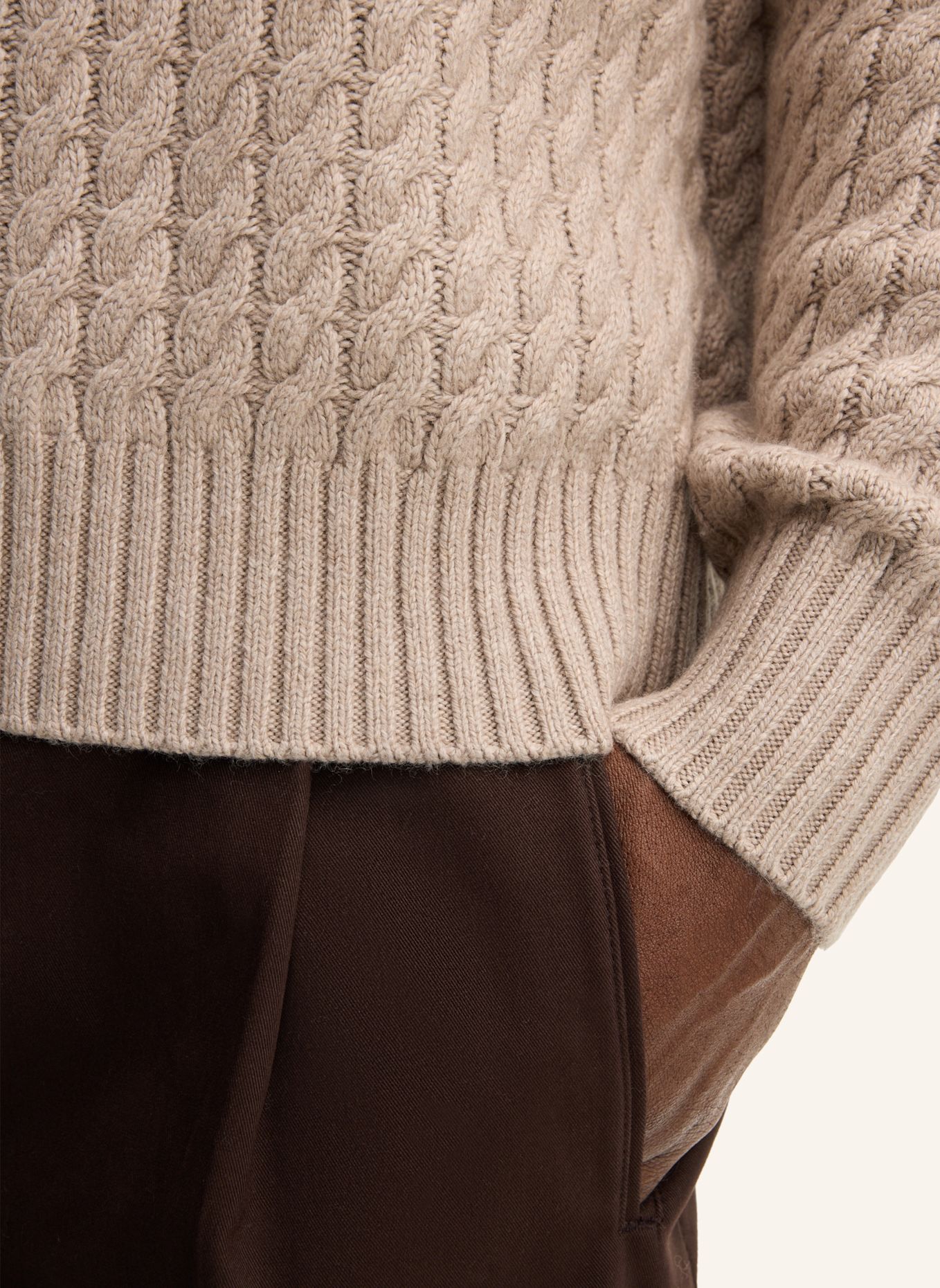 STRELLSON Pullover: BEIGE