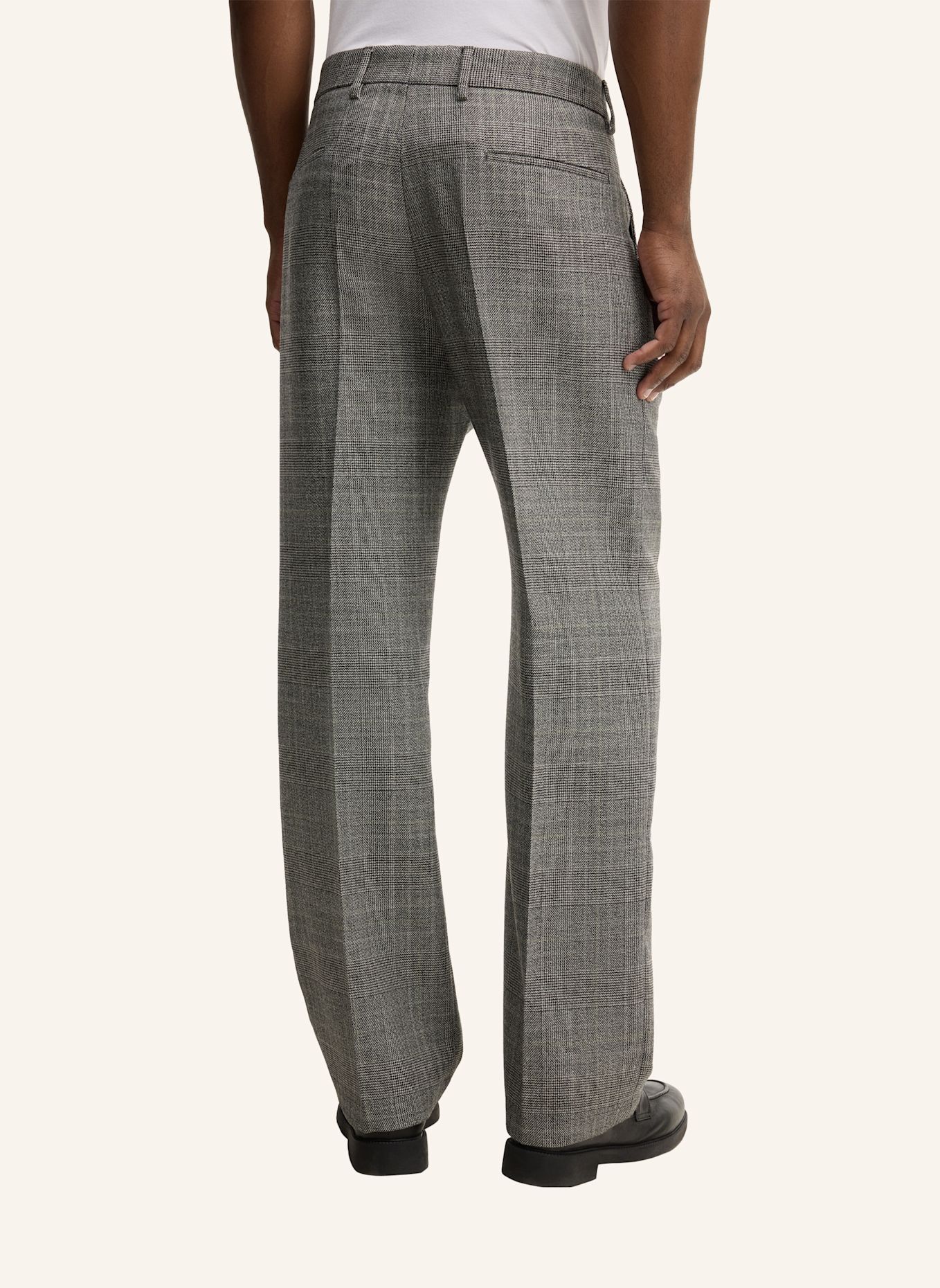 STRELLSON Schurwoll-Baukasten-Hose: GRAU