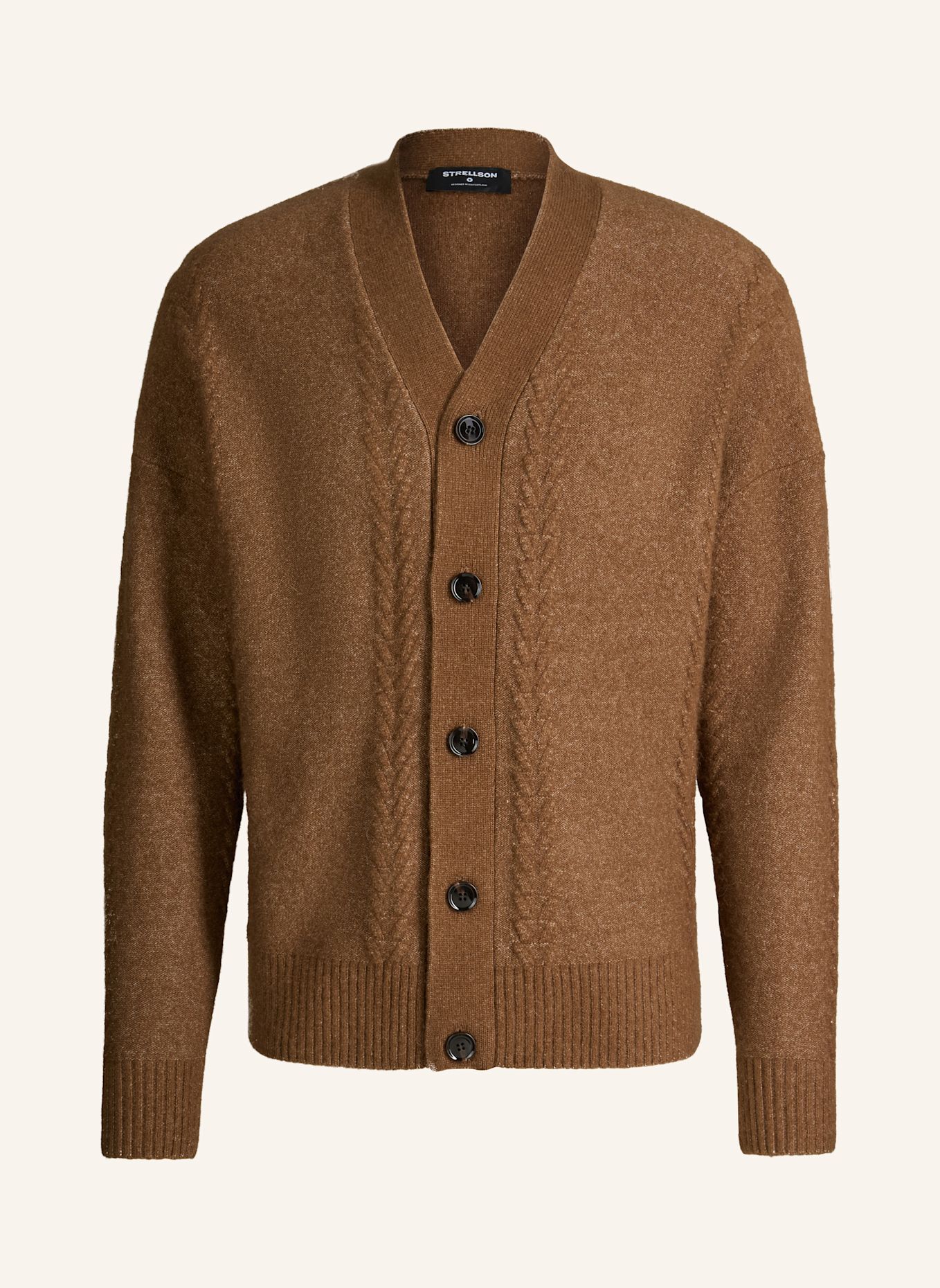 STRELLSON Strickjacke: BEIGE