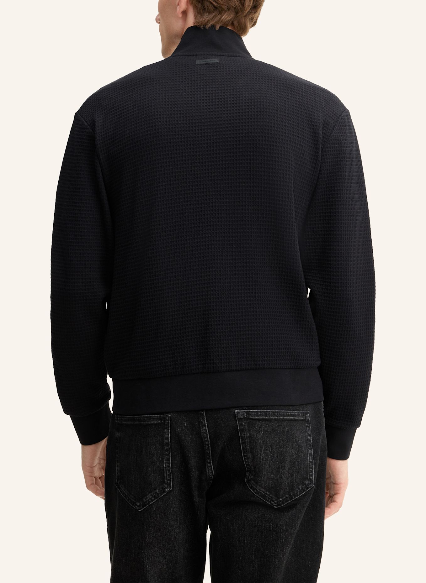 STRELLSON Sweatjacke: SCHWARZ