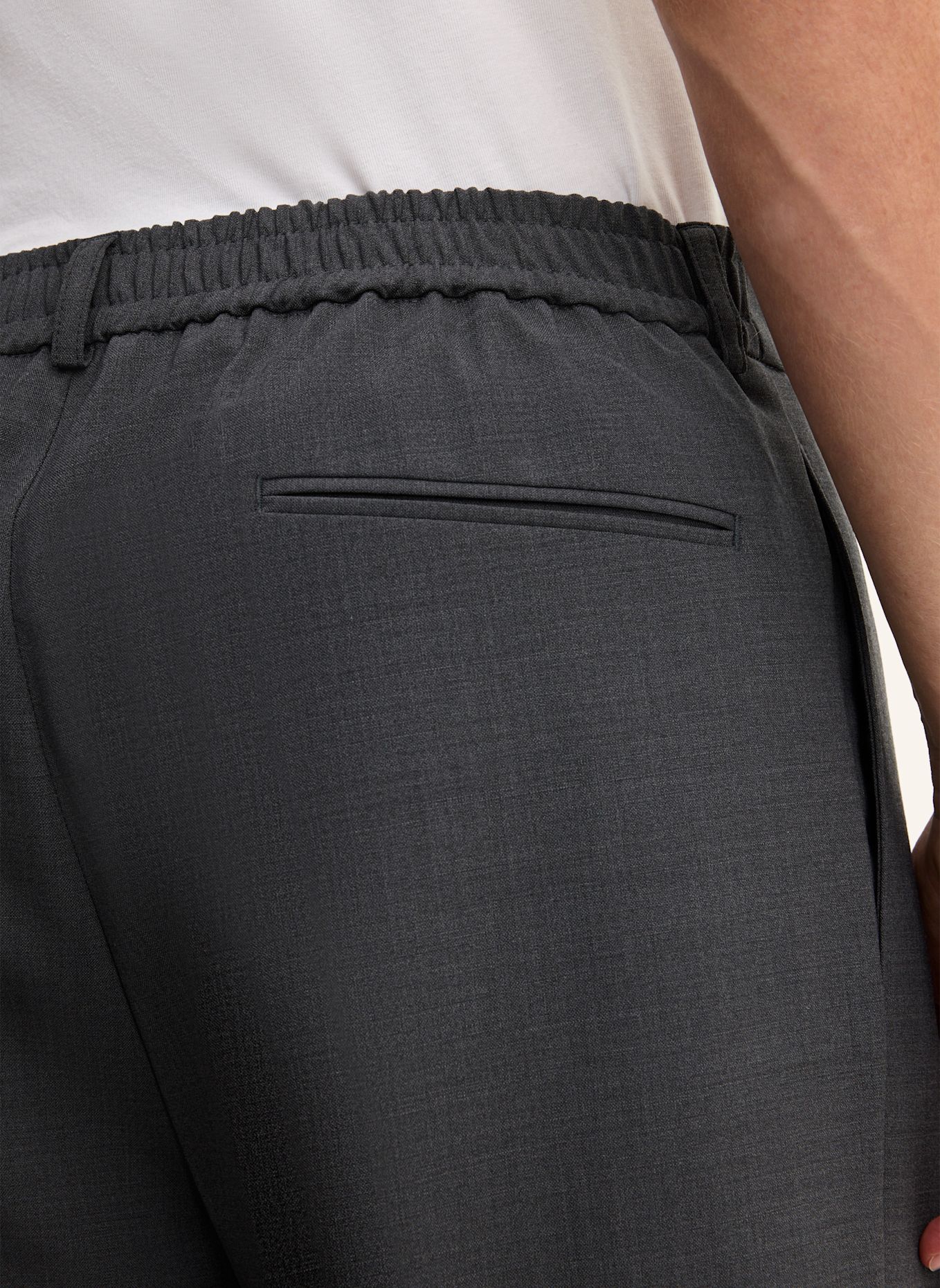 STRELLSON Bundfaltenhose: GRAU