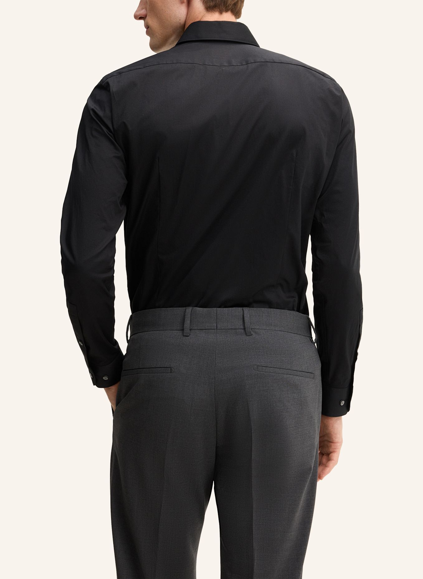 STRELLSON Hemd: SCHWARZ
