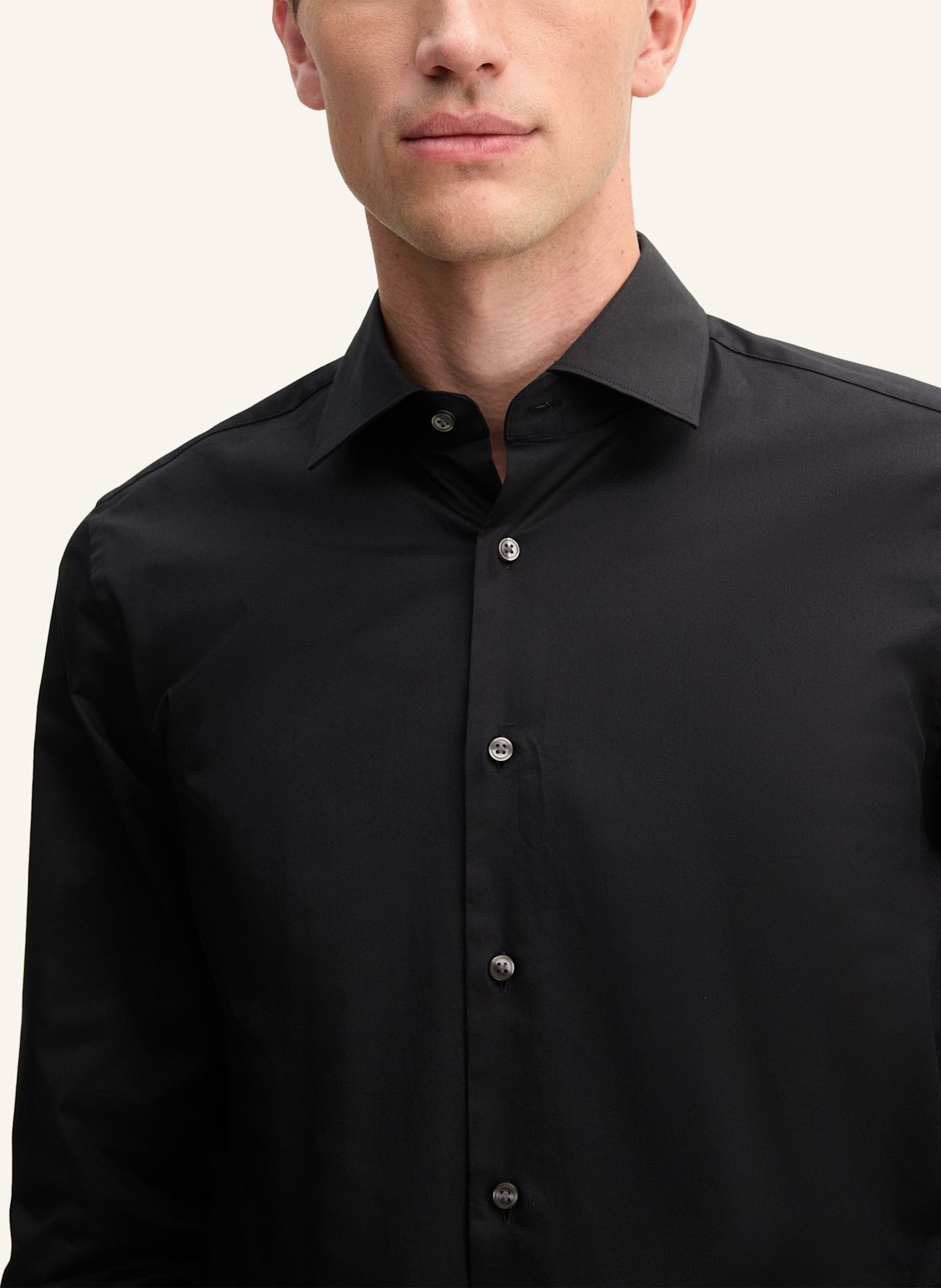 STRELLSON Hemd: SCHWARZ