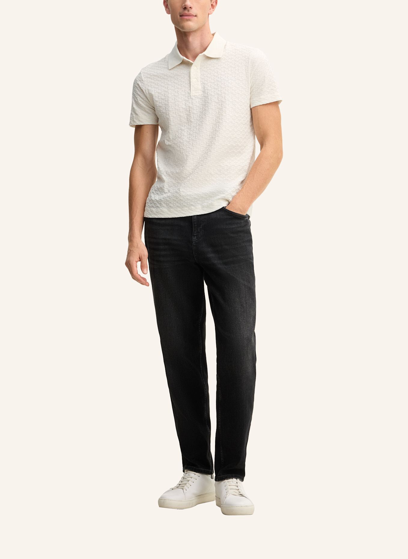 STRELLSON Poloshirt: WEISS