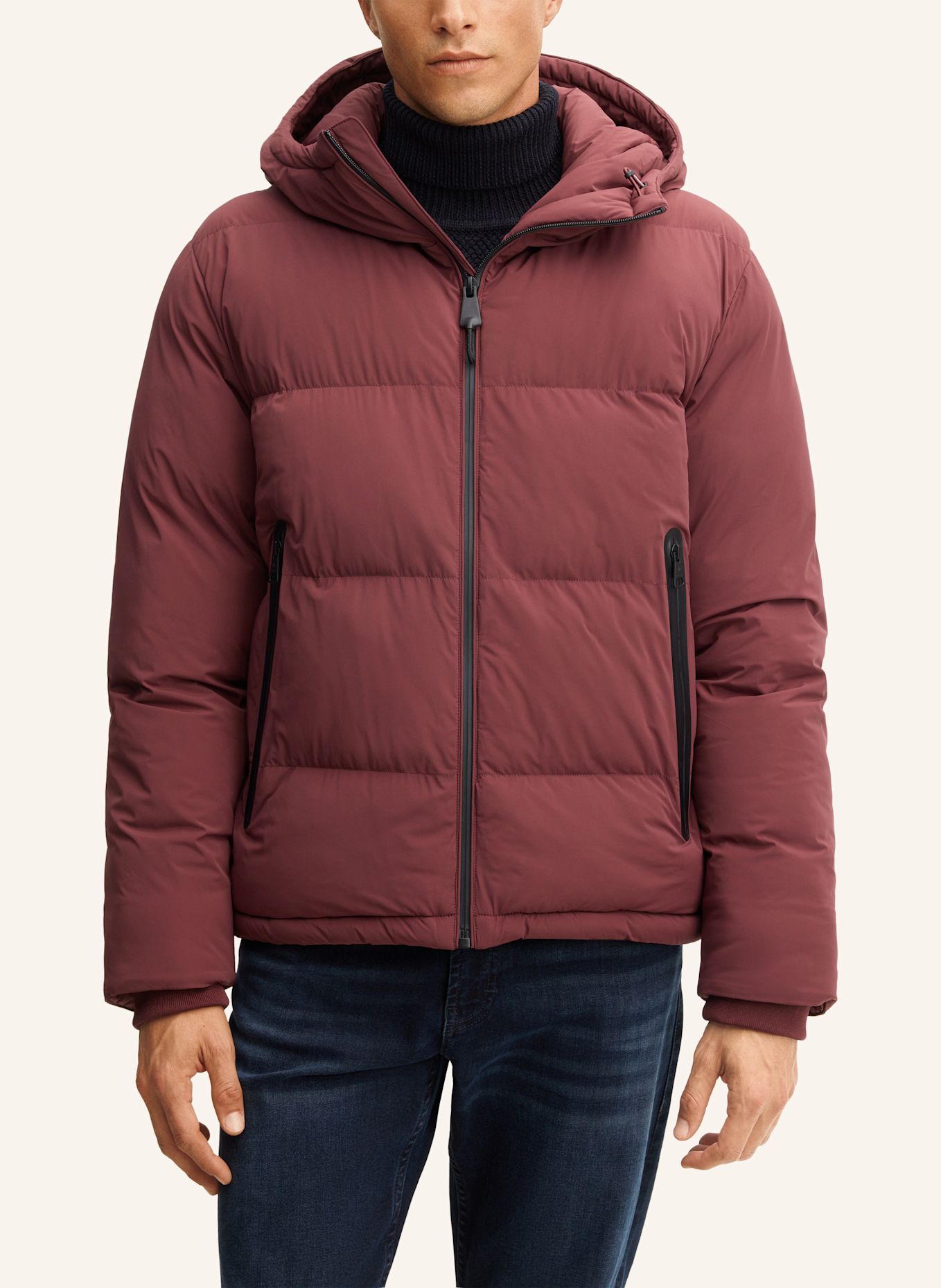 STRELLSON Steppjacke: DUNKELROT