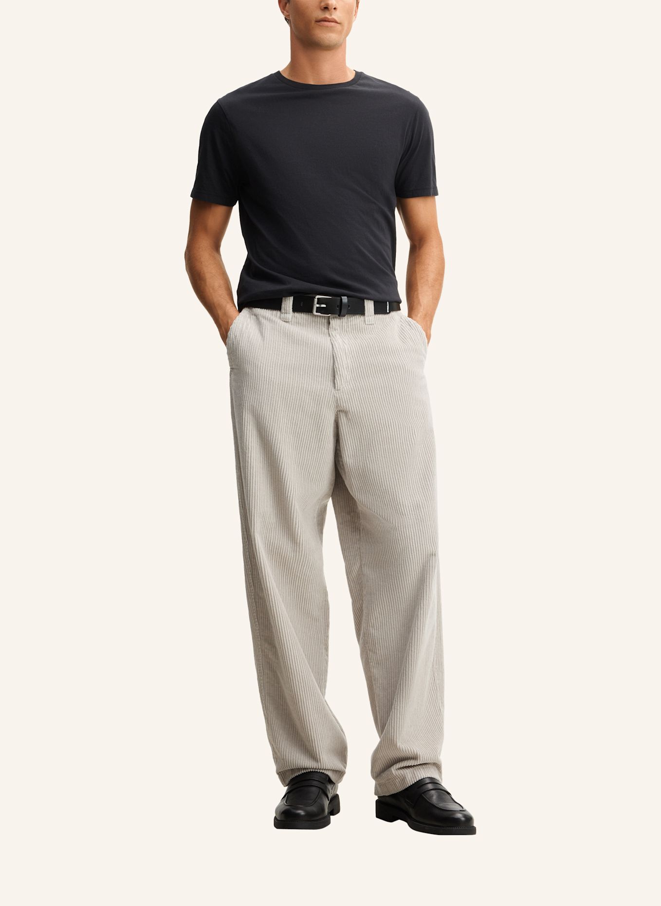 STRELLSON Cordhose: HELLGRAU