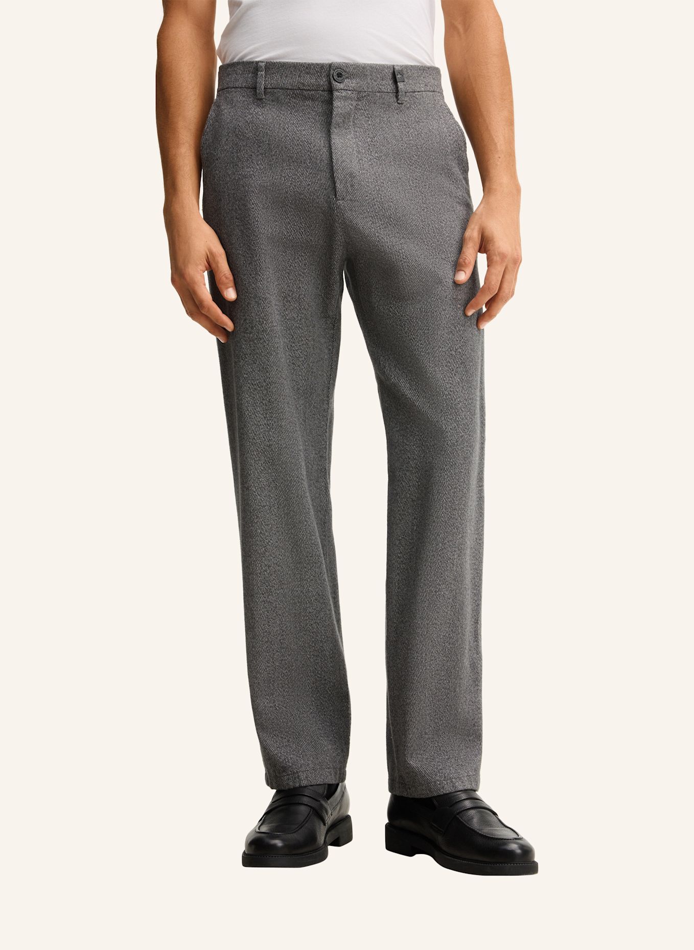 STRELLSON Hose aus Baumwollmix: GRAU