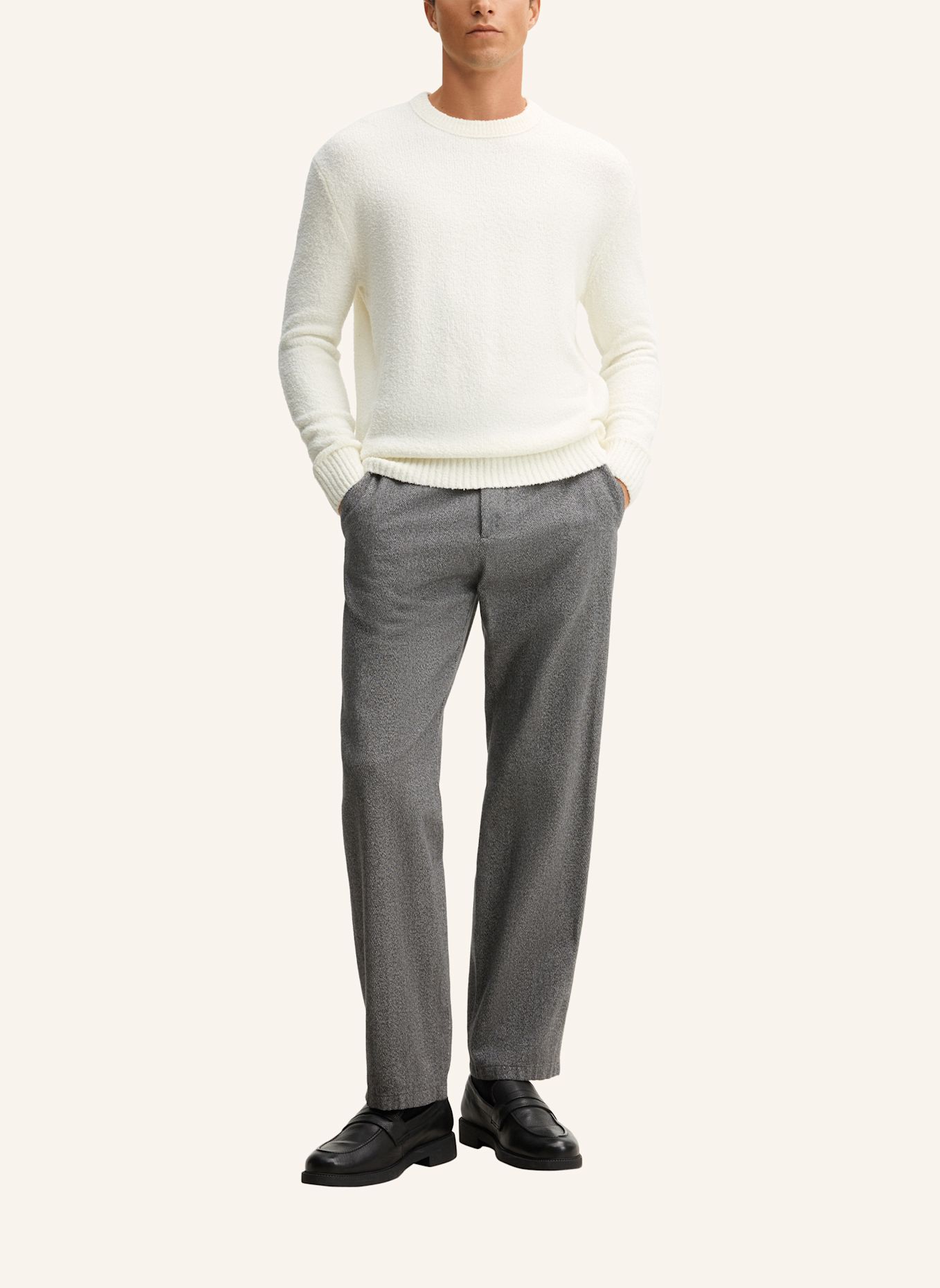 STRELLSON Hose aus Baumwollmix: GRAU