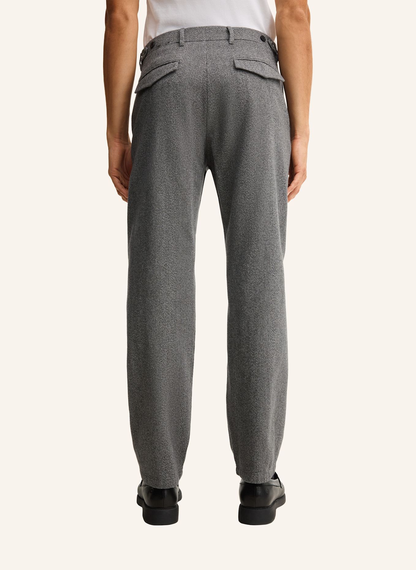STRELLSON Hose aus Baumwollmix: GRAU