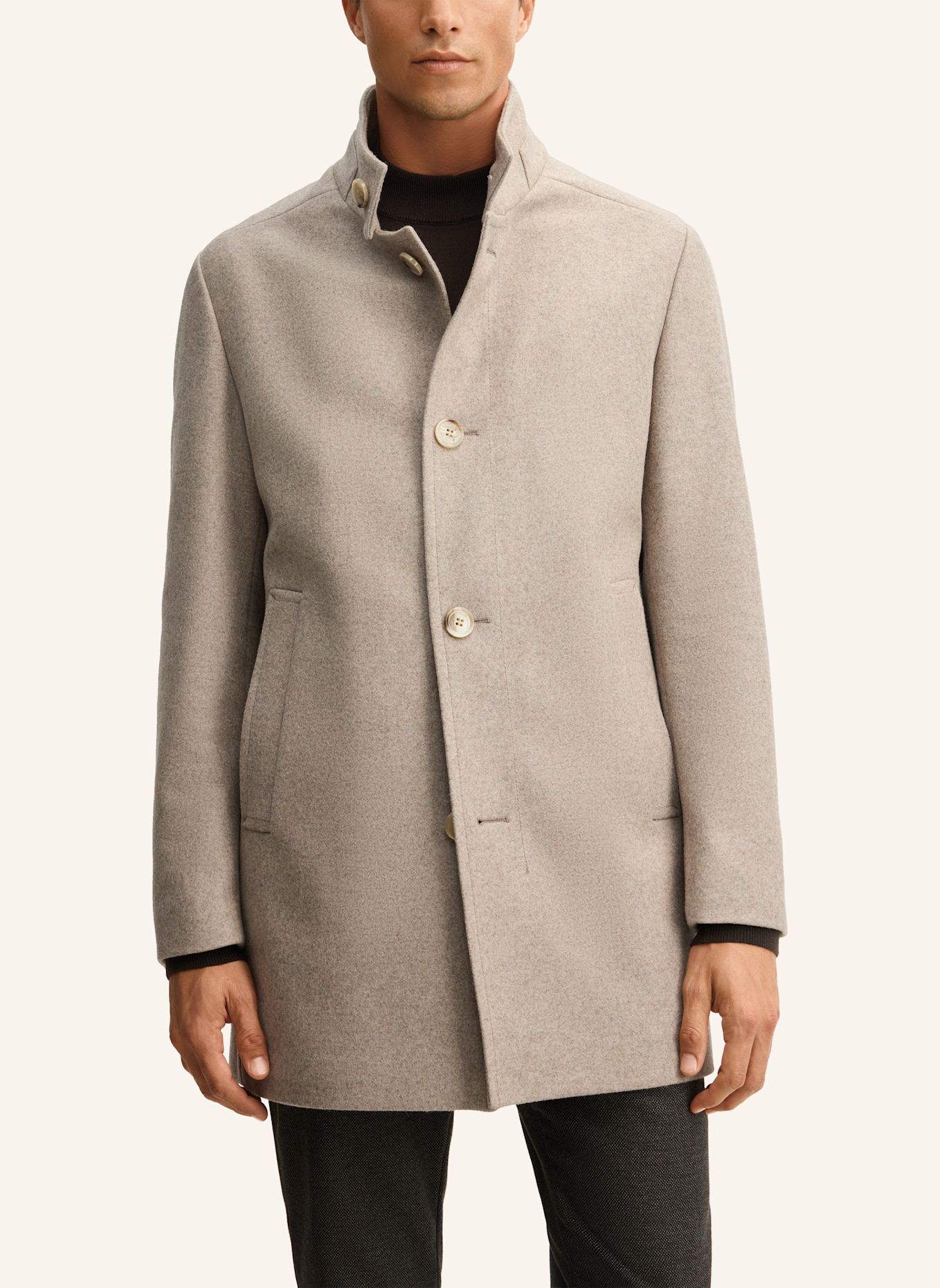 STRELLSON Wollmantel FINCHLEY 2.0: BEIGE