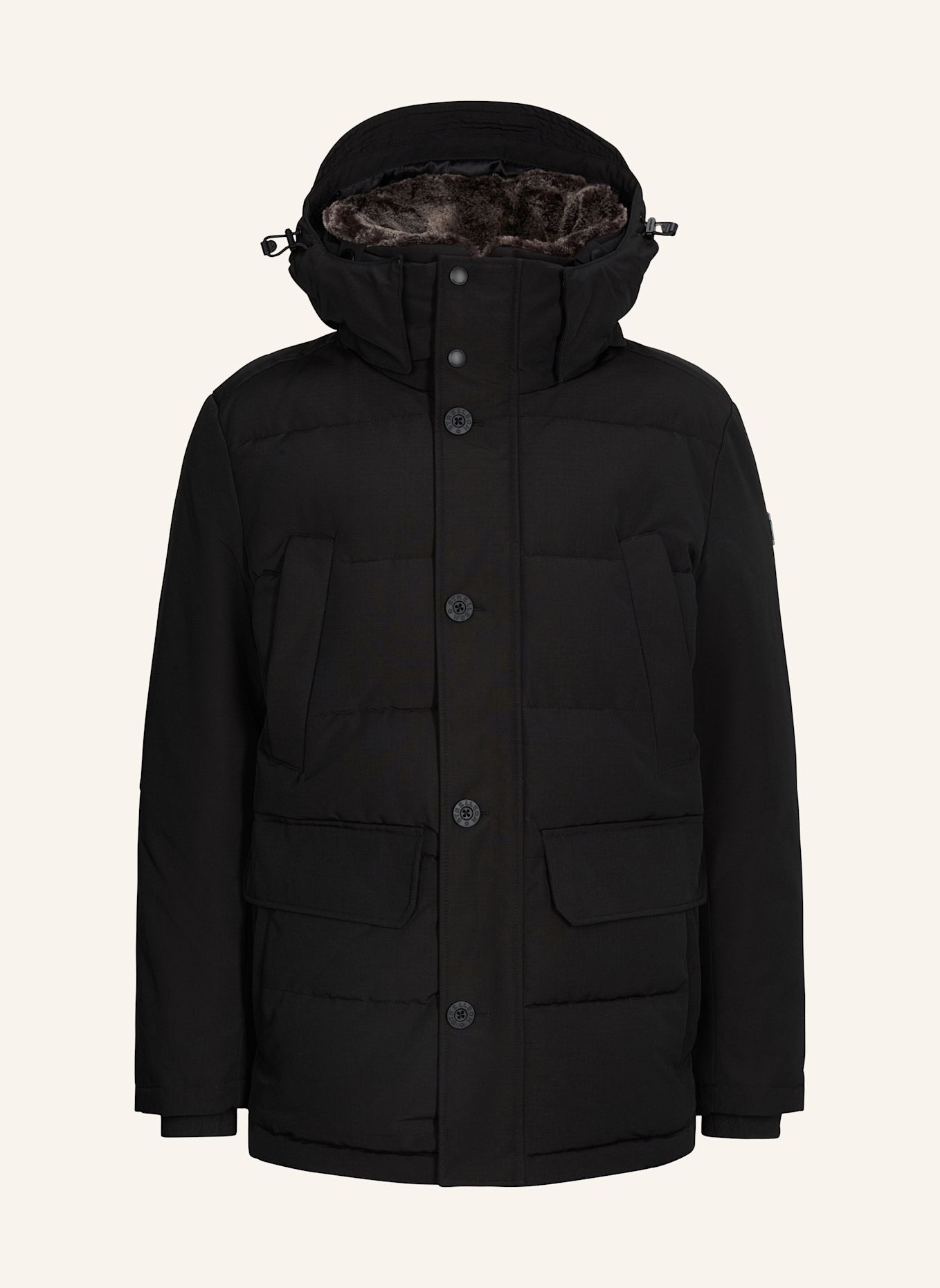STRELLSON Steppjacke: SCHWARZ