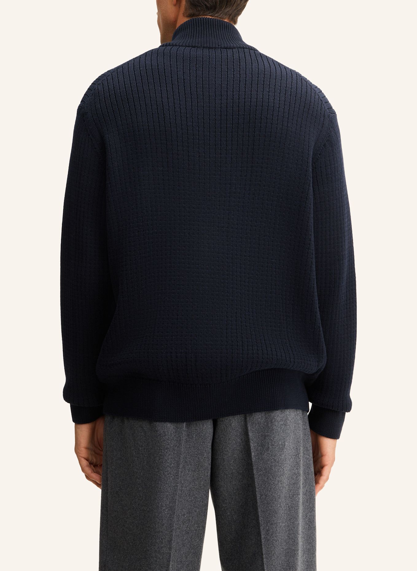 STRELLSON Strickjacke: DUNKELBLAU