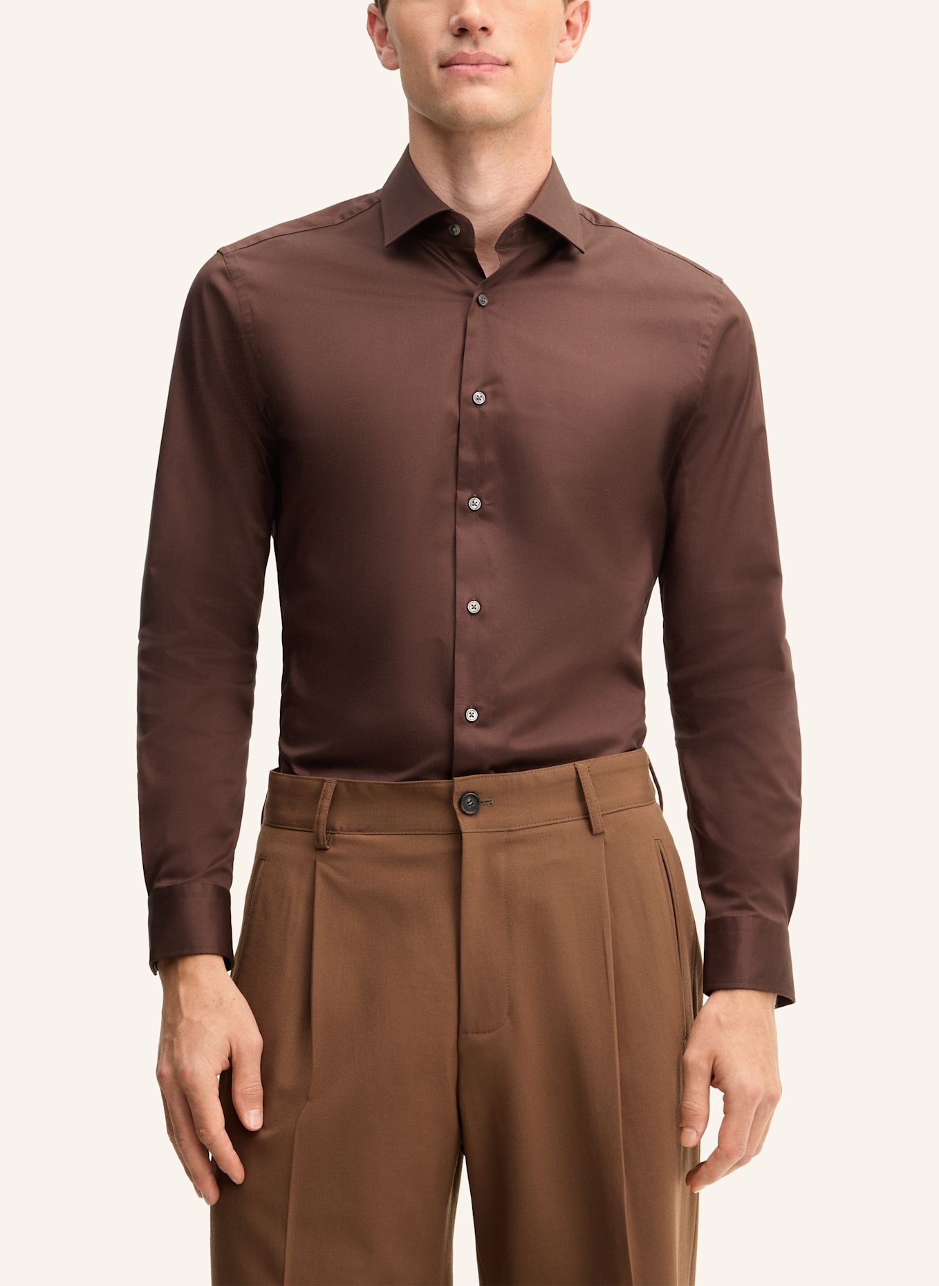 STRELLSON Hemd: BRAUN