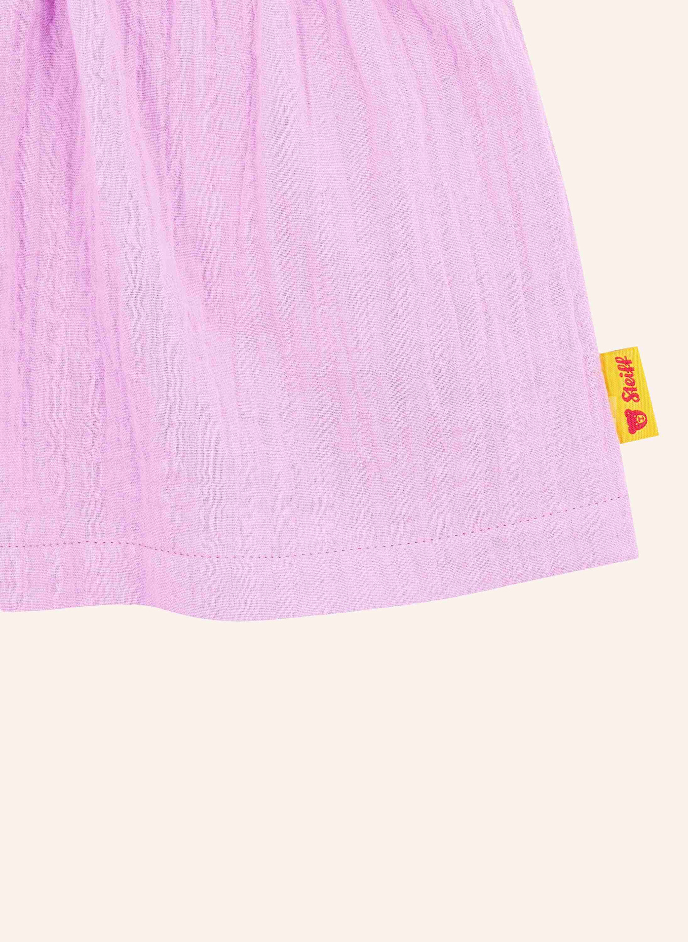 Steiff Strampler ohne Arme CHERRY CAKE: LILA