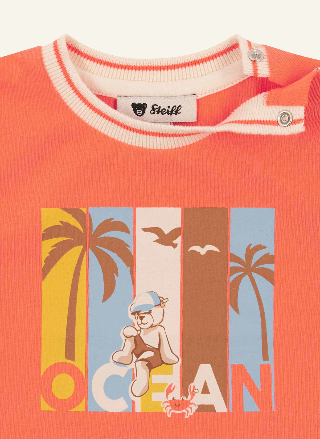 Steiff T-Shirt OFFSHORE ADVENTURES: ORANGE
