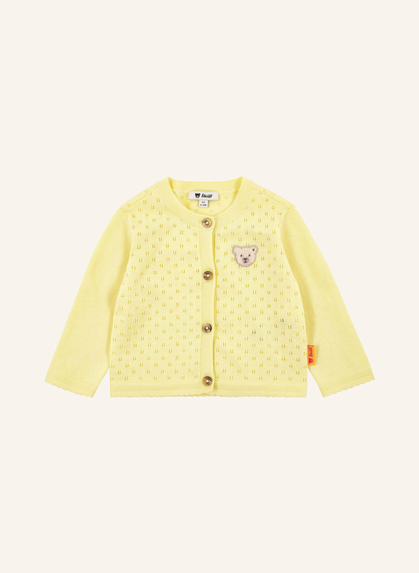 Steiff Strickjacke ALOHA: GELB