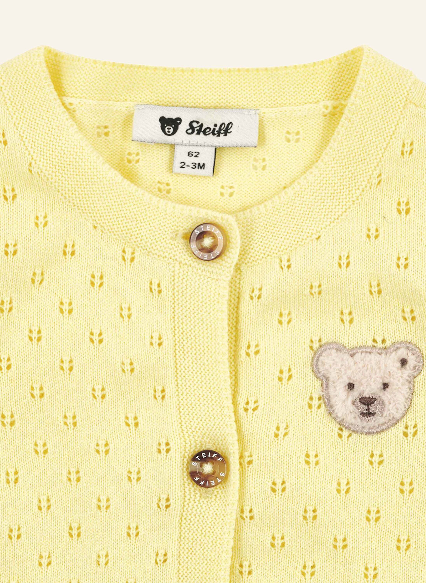 Steiff Strickjacke ALOHA: GELB