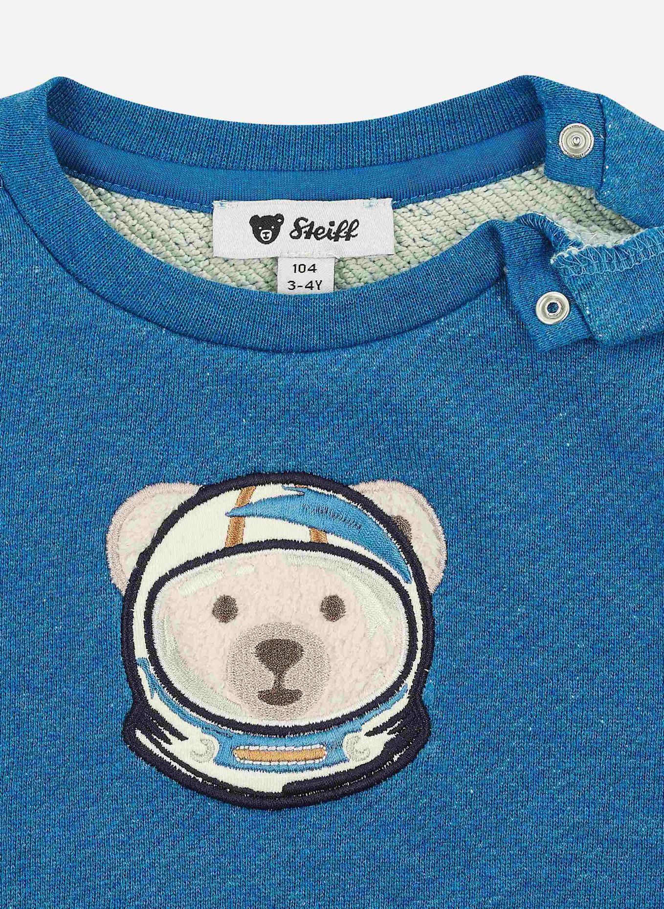 Steiff Sweatshirt OFF TO THE MOON: BLAU