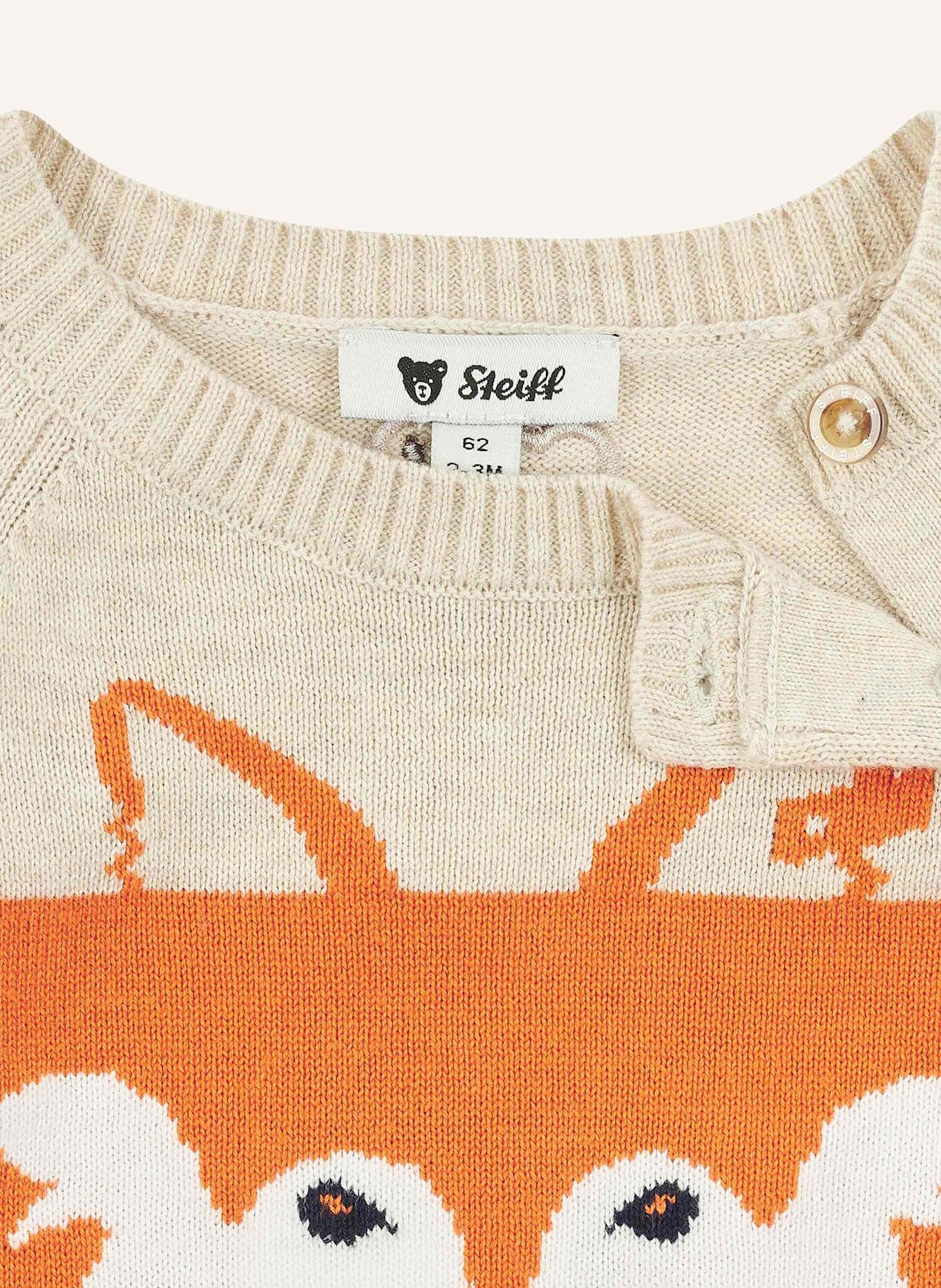 Steiff Pullover WINTER ADVENTURE: BEIGE