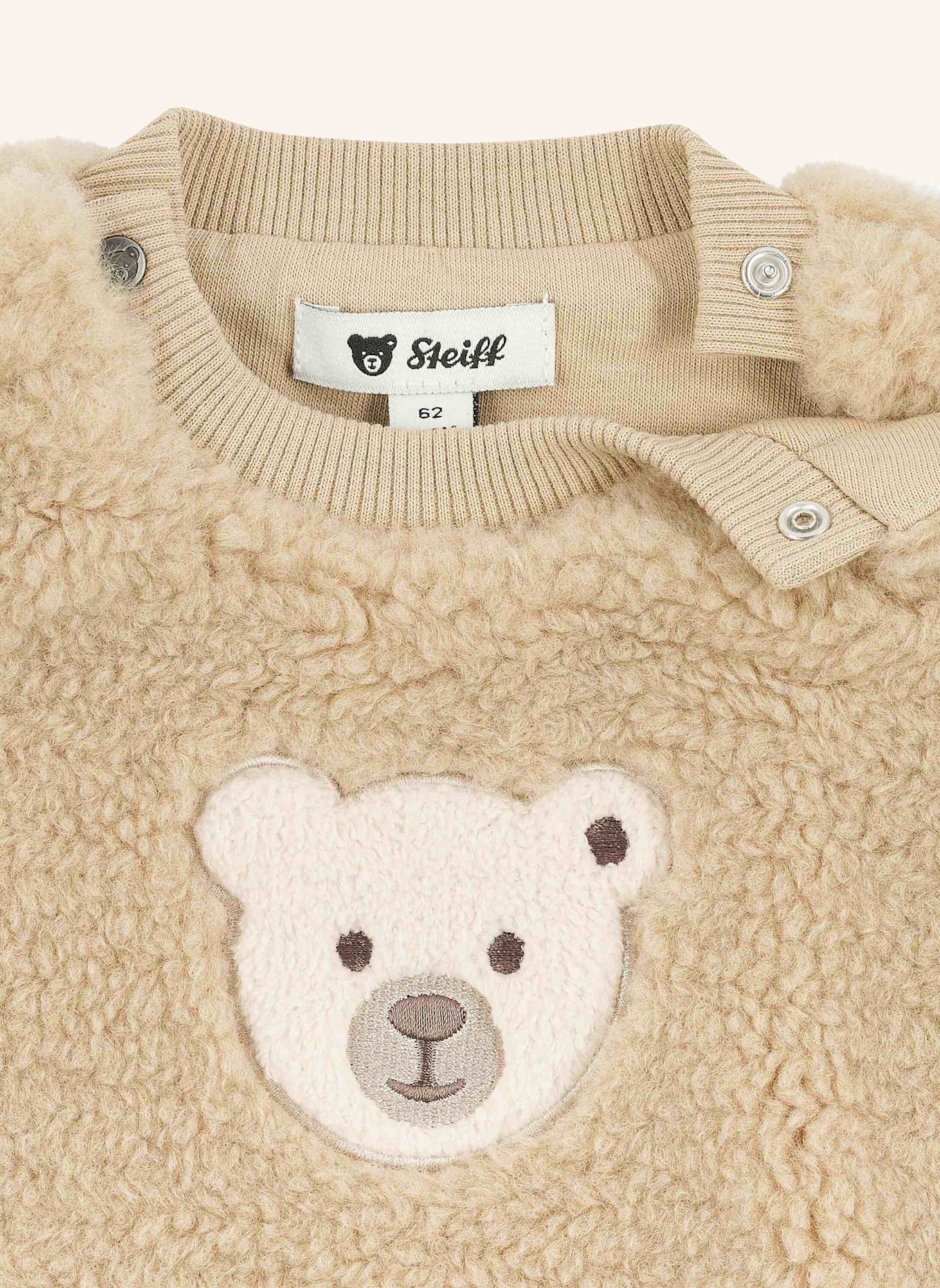 Steiff Sweatshirt FESTIVE LUXE: BEIGE