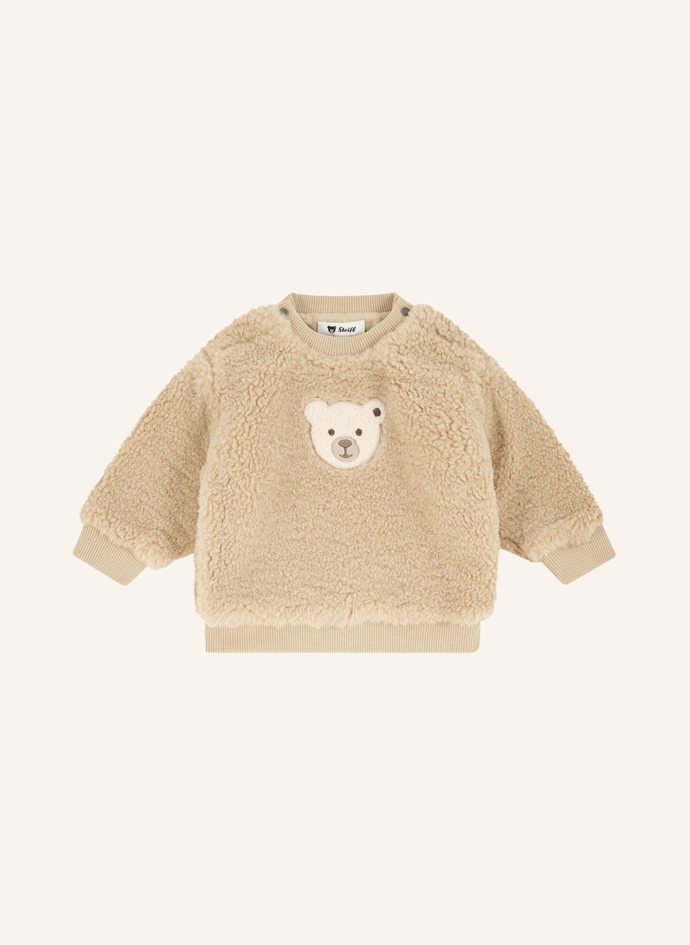 Steiff Sweatshirt FESTIVE LUXE: BEIGE