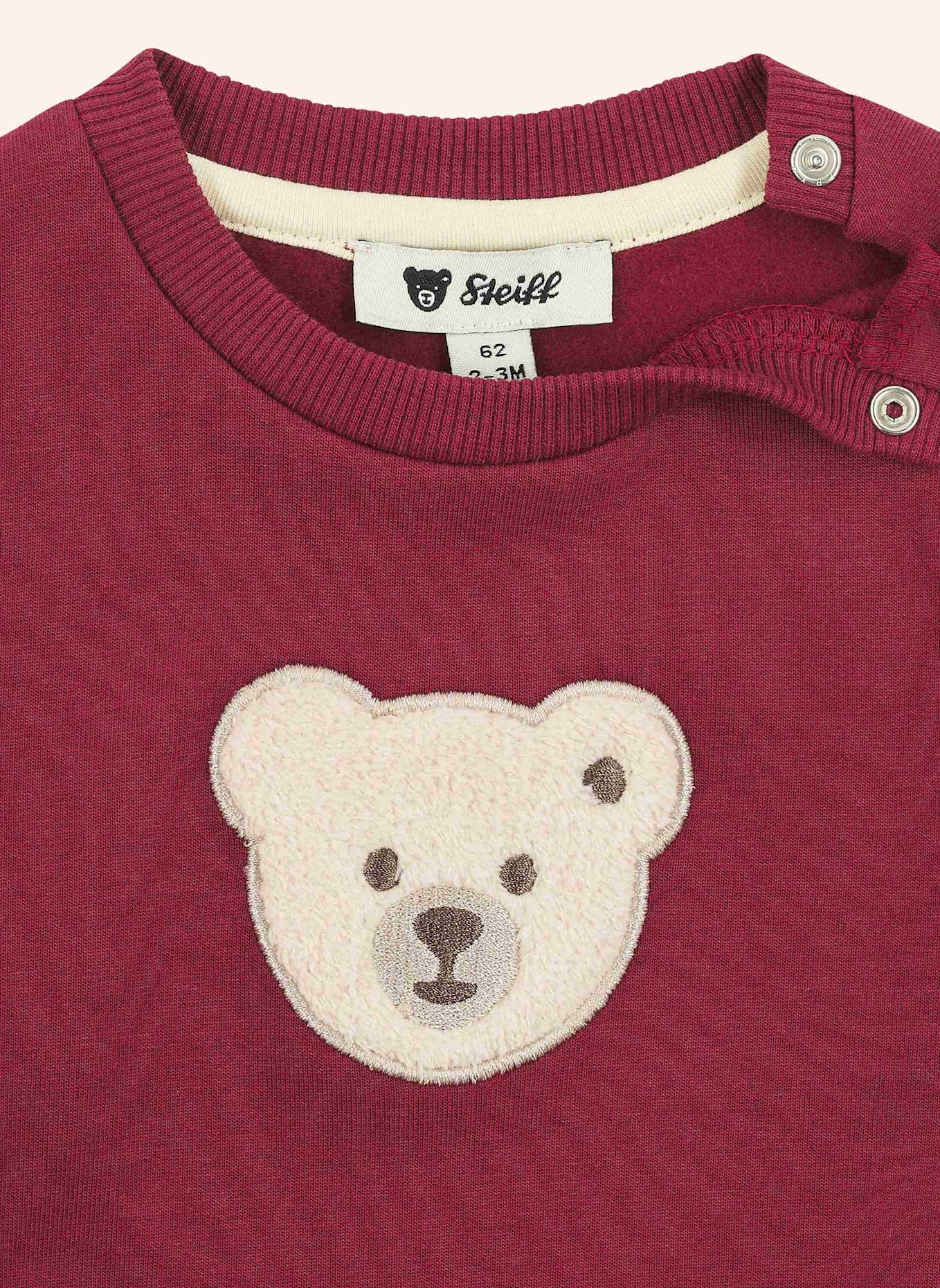 Steiff Sweatshirt FESTIVE LUXE: ROT