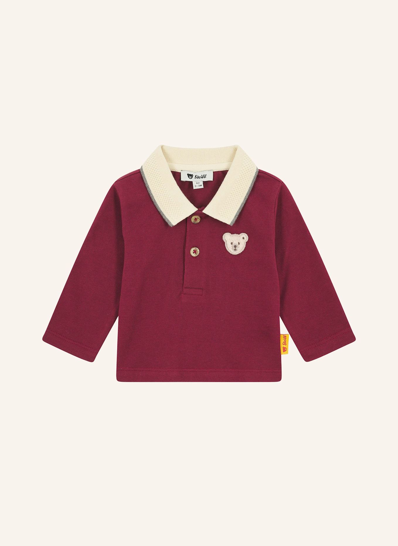 Steiff Poloshirt FESTIVE LUXE: ROT