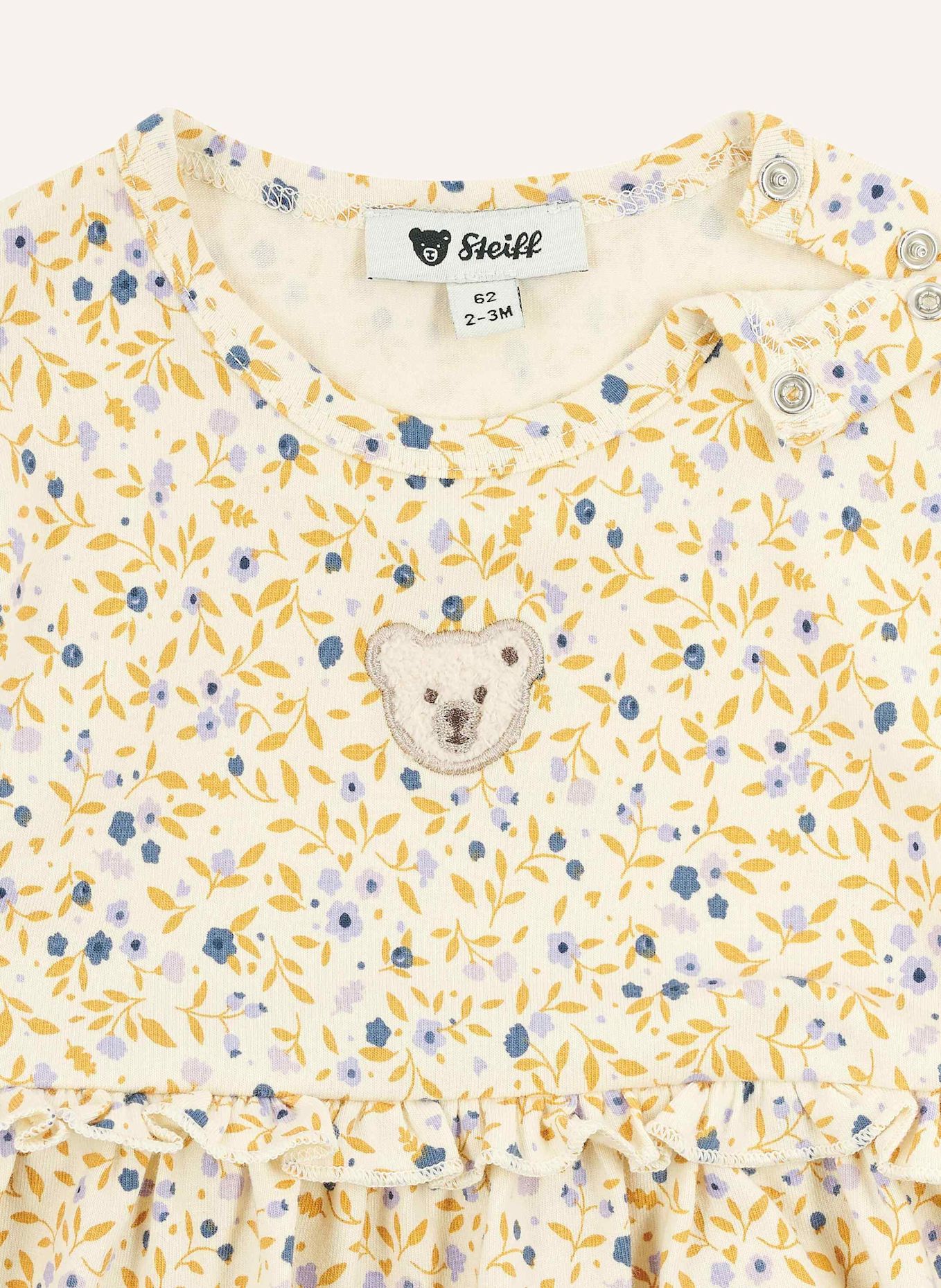 Steiff Jersey Kleid WOOF & FLUFF: BEIGE