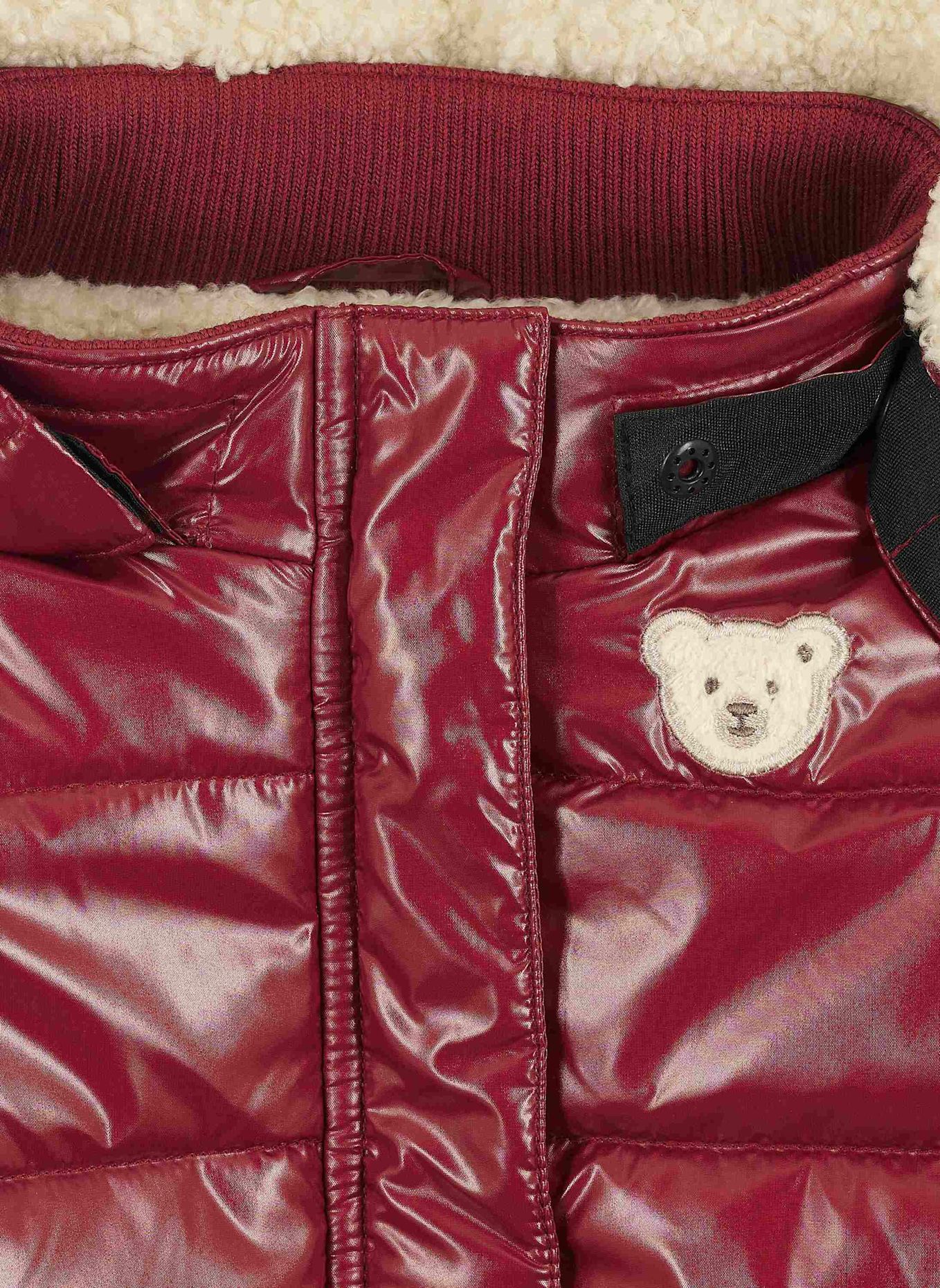 Steiff Jacke FESTIVE LUXE: ROT
