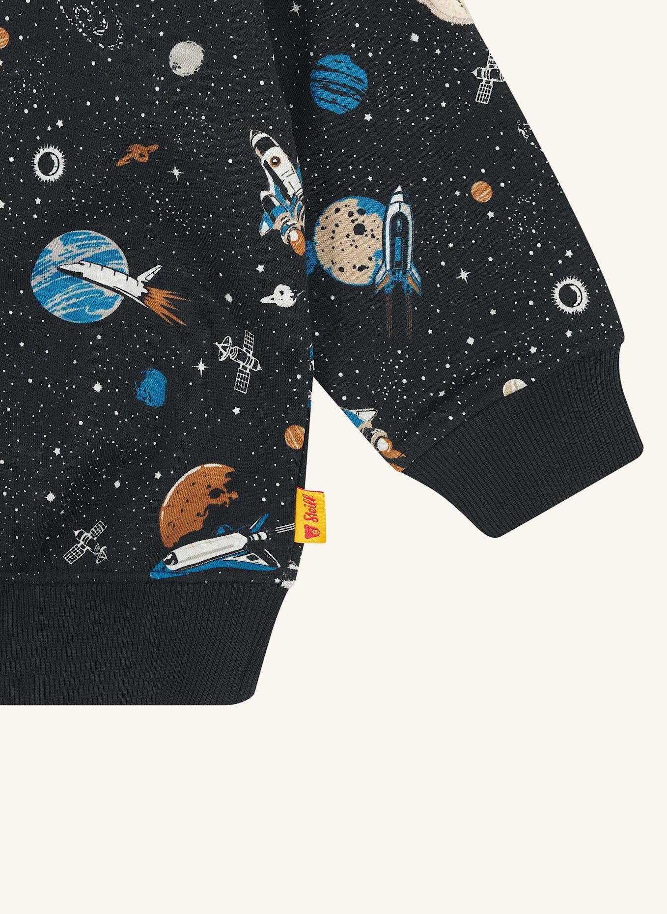 Steiff Sweatshirt OFF TO THE MOON: DUNKELBLAU