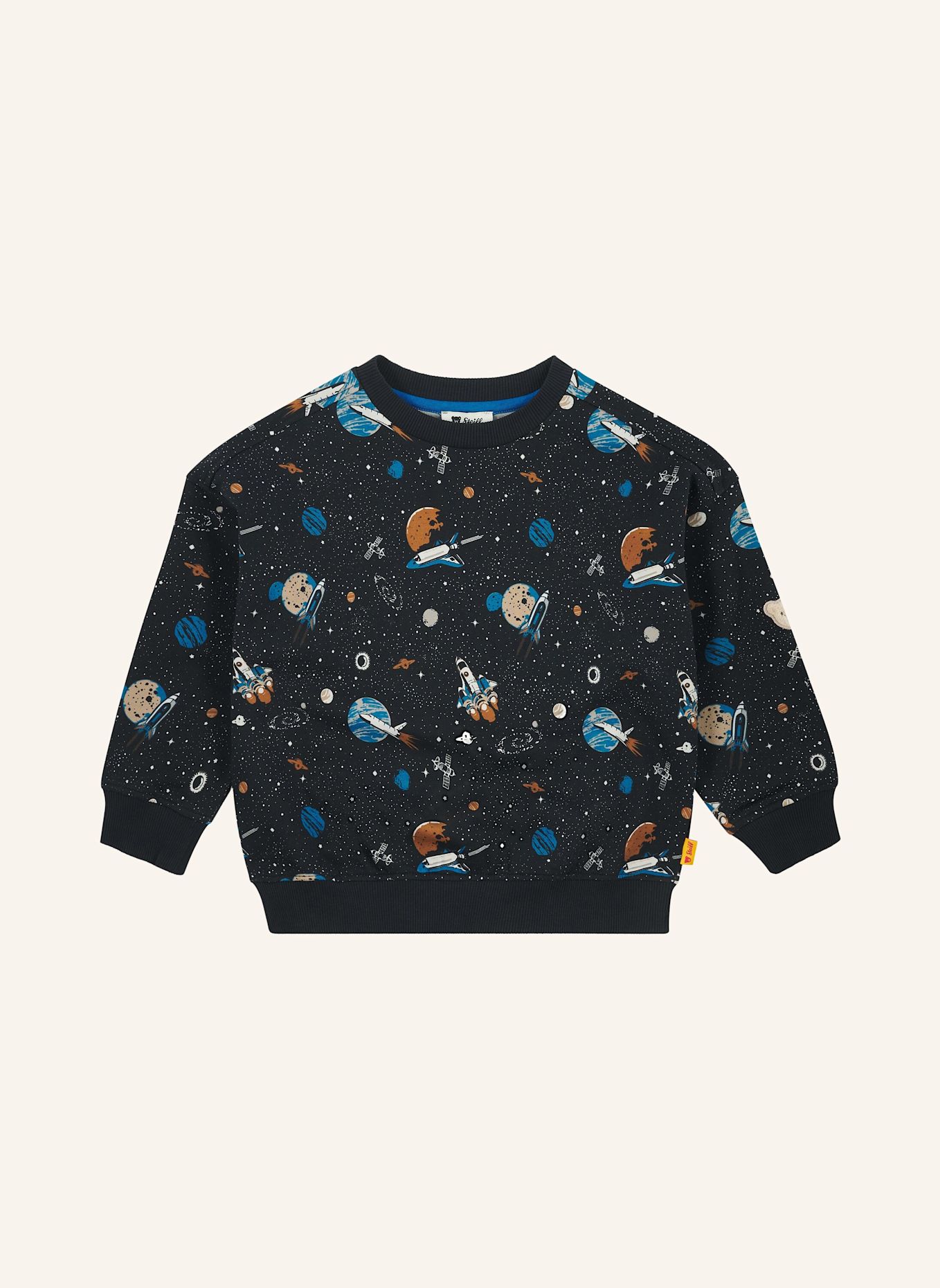 Steiff Sweatshirt OFF TO THE MOON: DUNKELBLAU