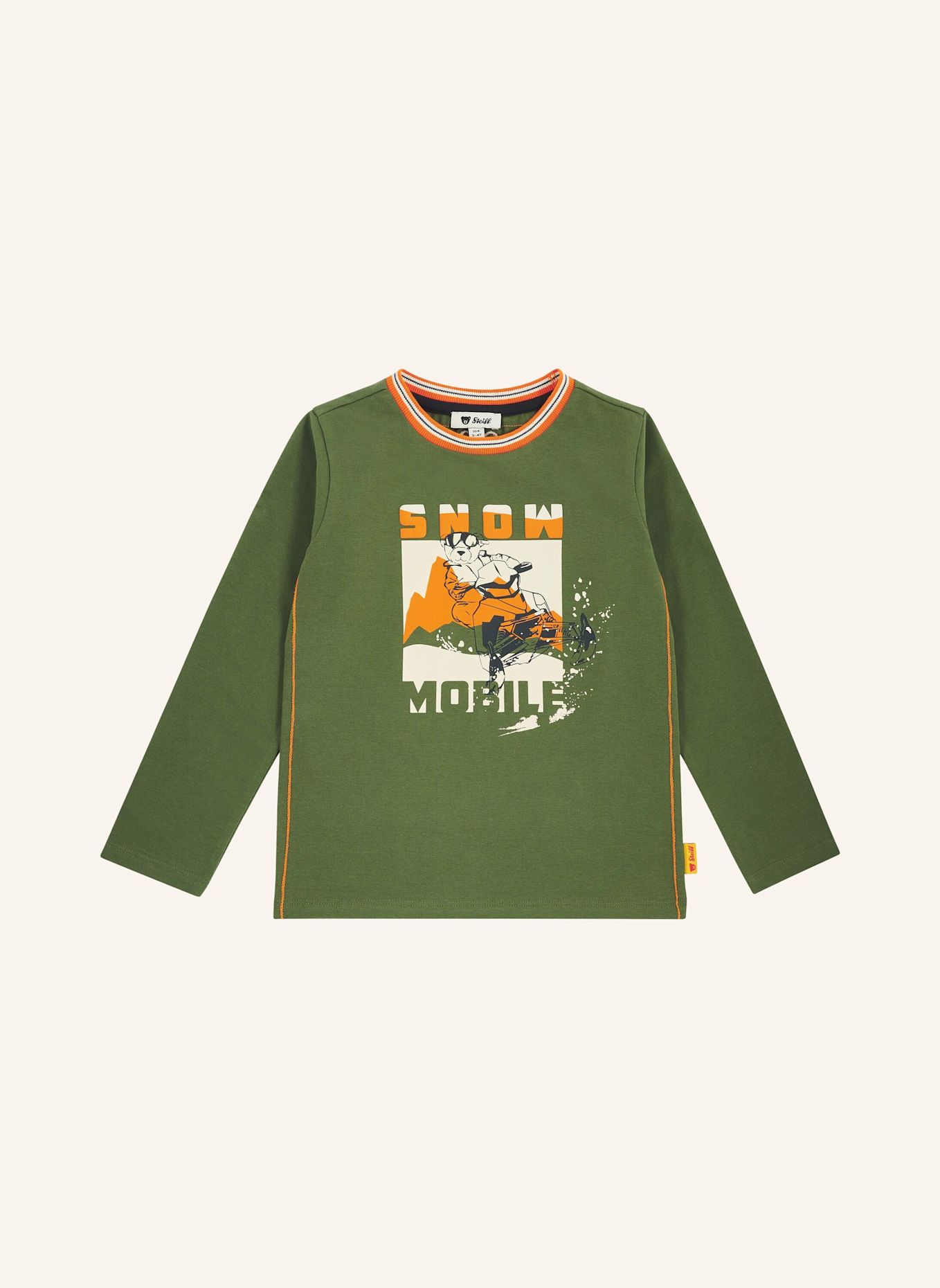 Steiff T-Shirt WINTER ADVENTURE: GRÜN