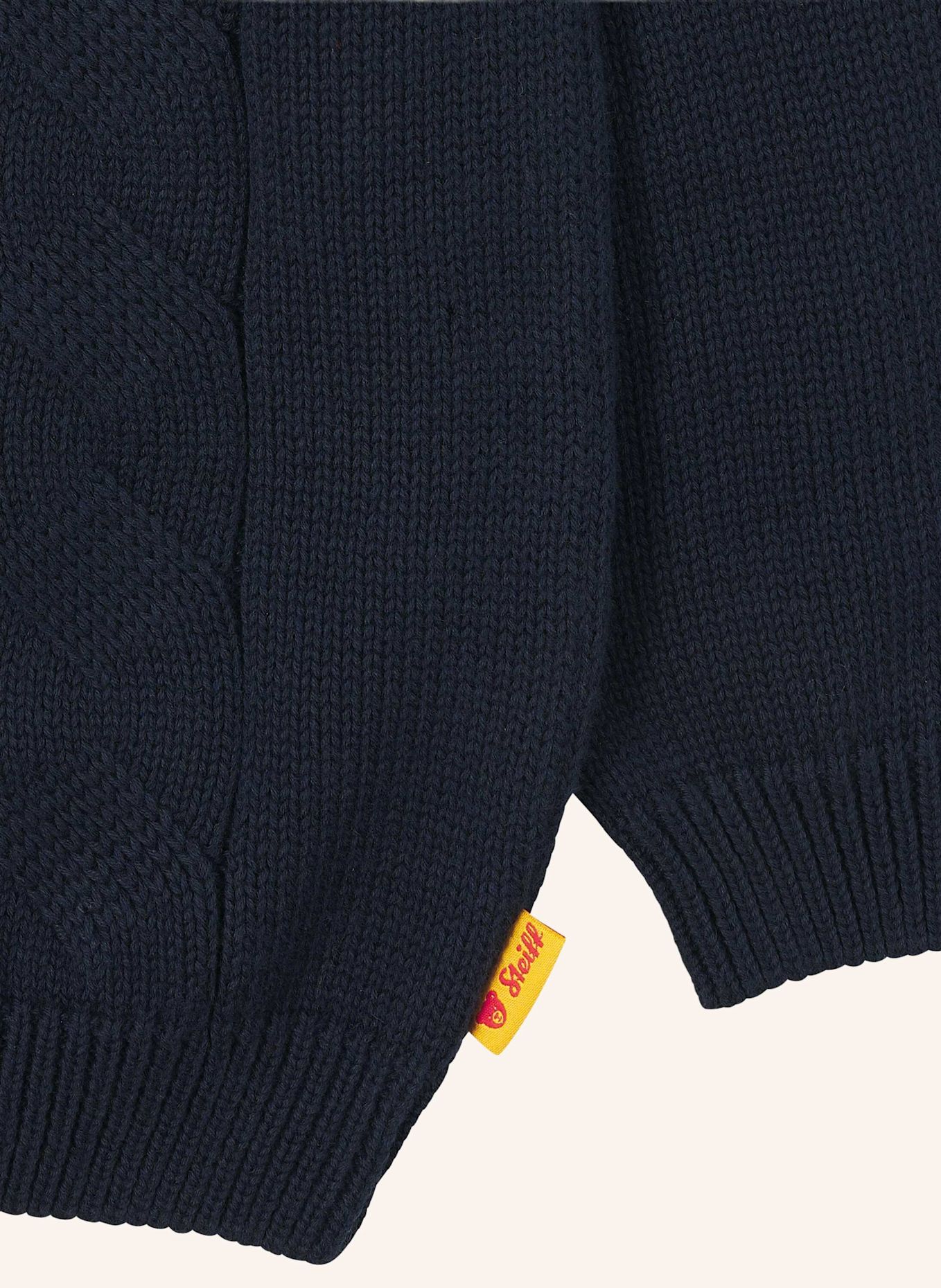 Steiff Strickjacke WINTER ADVENTURE: DUNKELBLAU