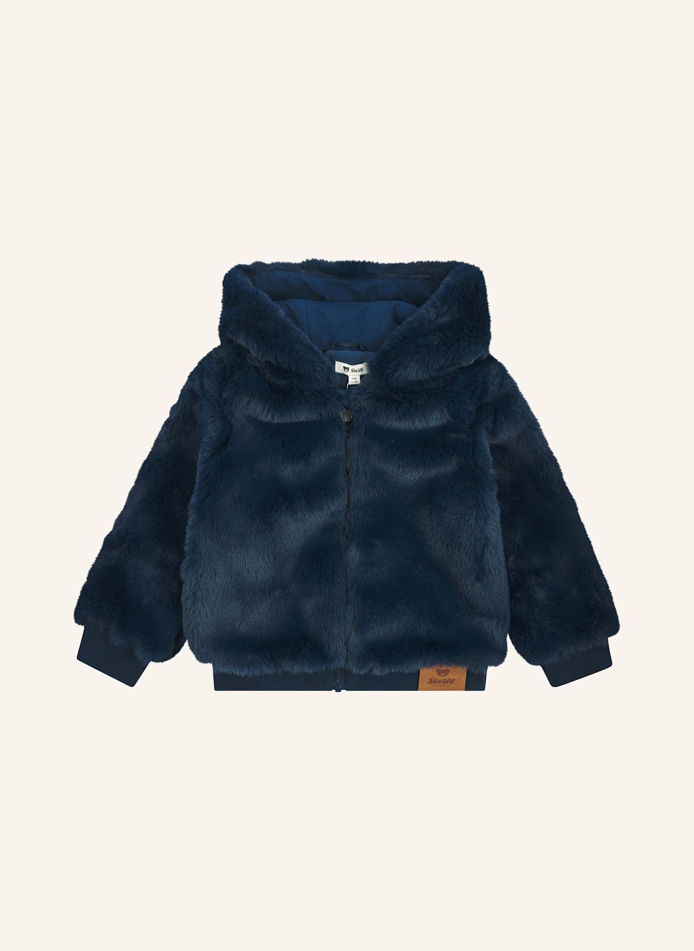 Steiff Jacke WOOF & FLUFF: DUNKELBLAU