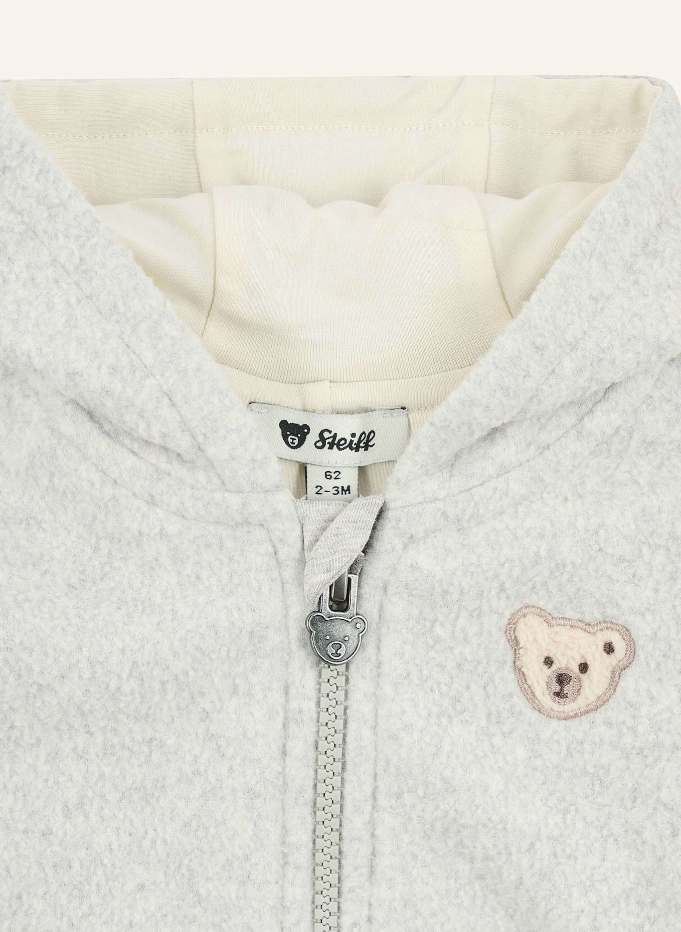 Steiff Strampler BABY WELLNESS: GRAU