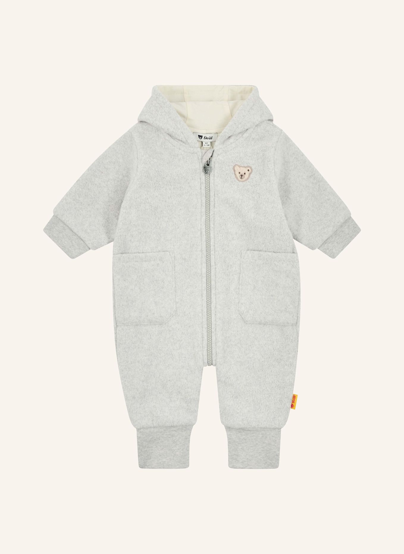Steiff Strampler BABY WELLNESS: GRAU