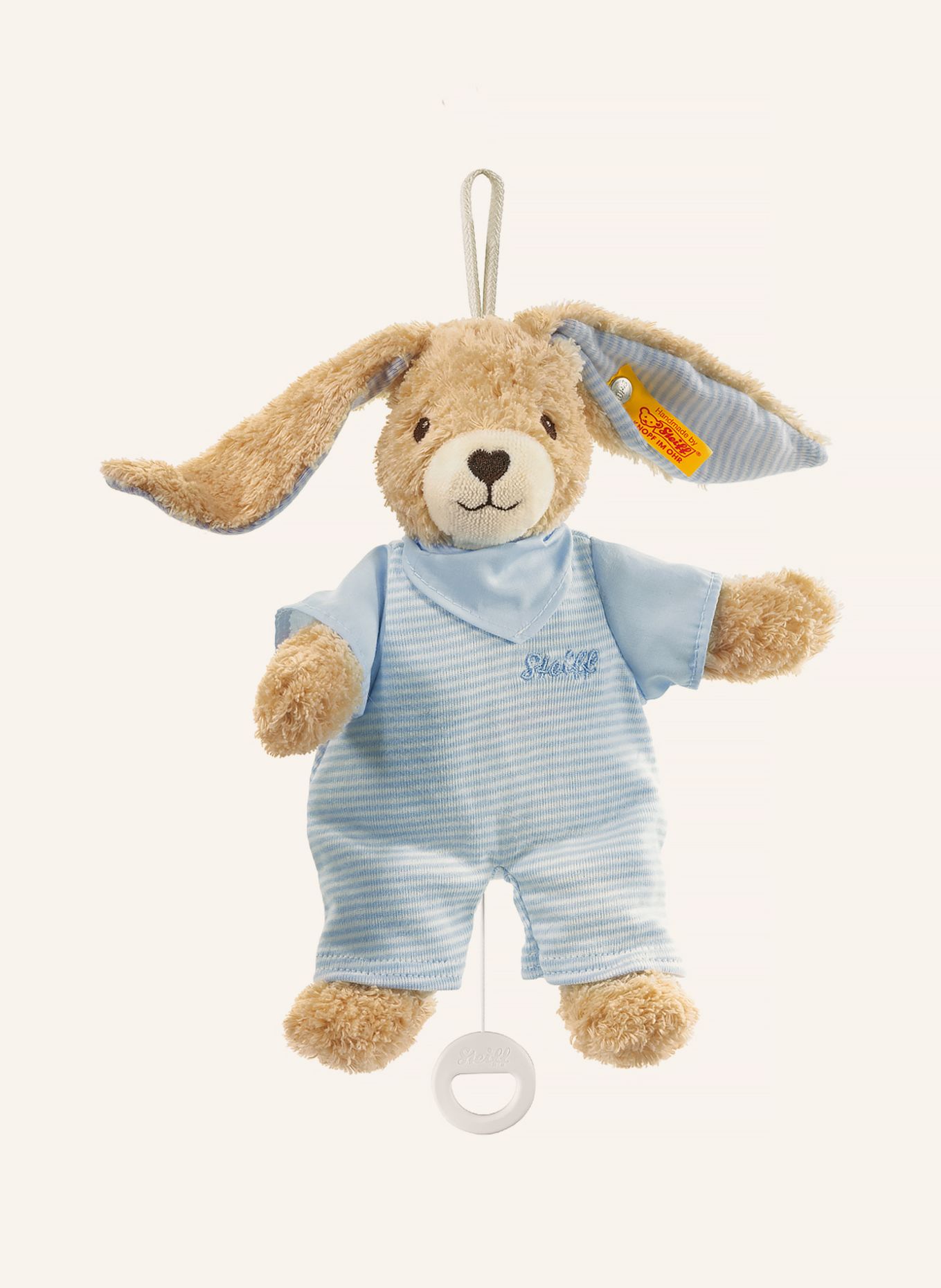 Steiff Kuscheltier HOPPEL Hase Spieluhr 20 cm, blau: BLAU