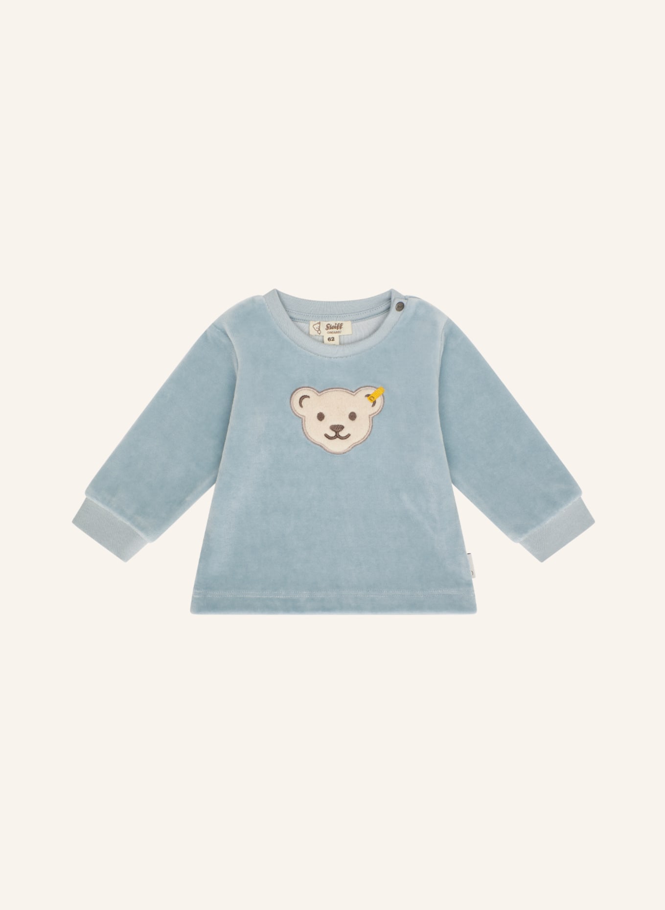 Steiff Sweatshirt WELLNESS, Farbe: BLAU/ GRAU (Bild 1)