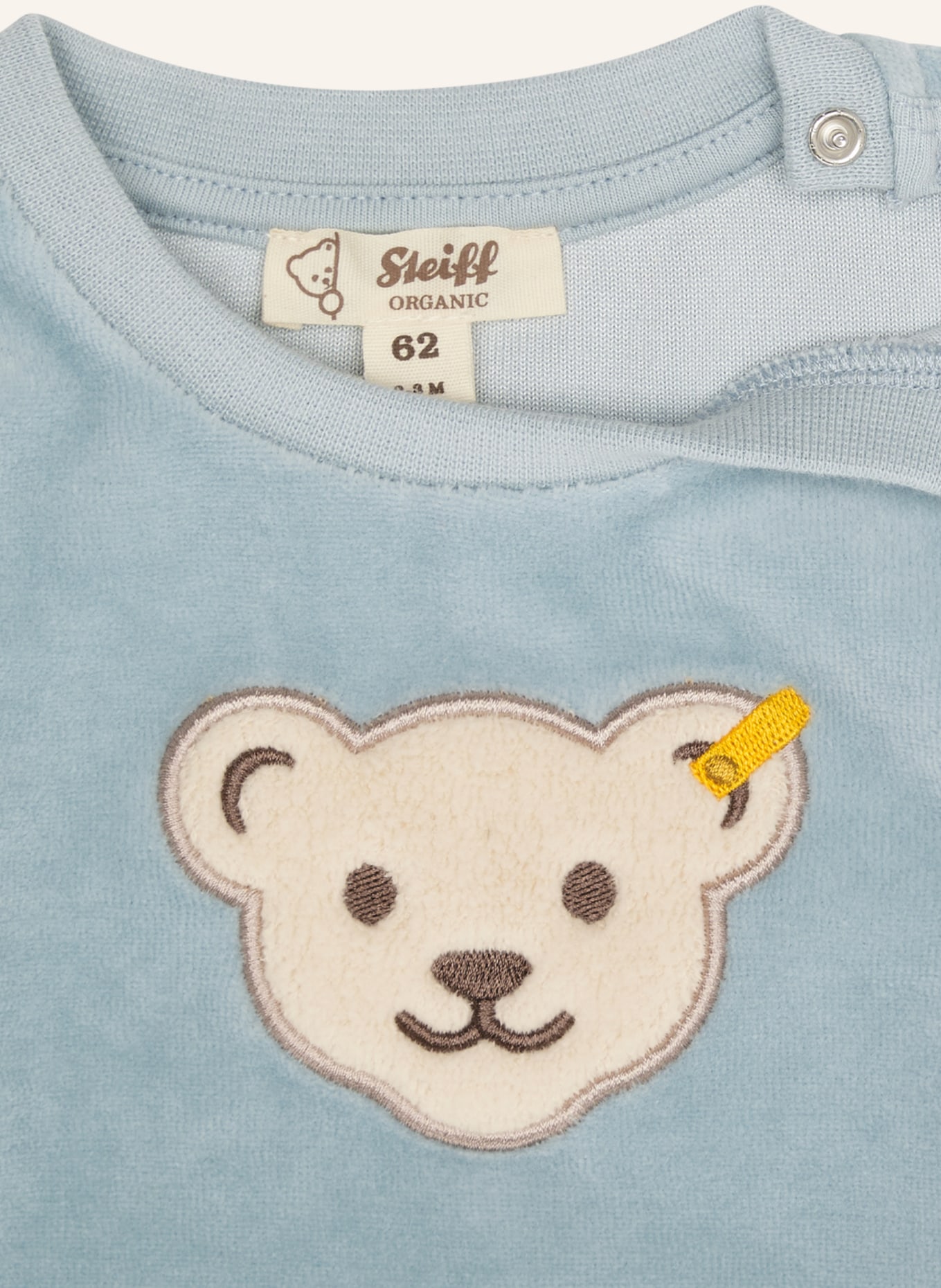 Steiff Sweatshirt WELLNESS, Farbe: BLAU/ GRAU (Bild 4)