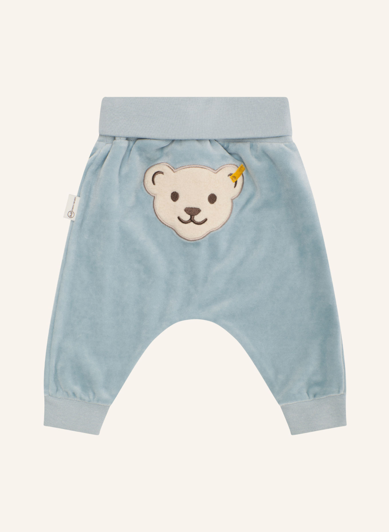 Steiff Jogginghose WELLNESS: BLAU / GRAU