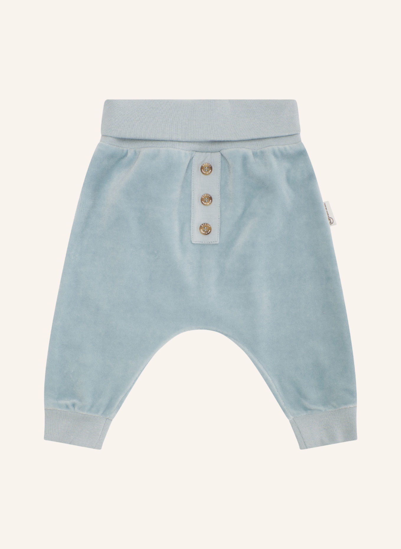 Steiff Jogginghose WELLNESS: BLAU / GRAU