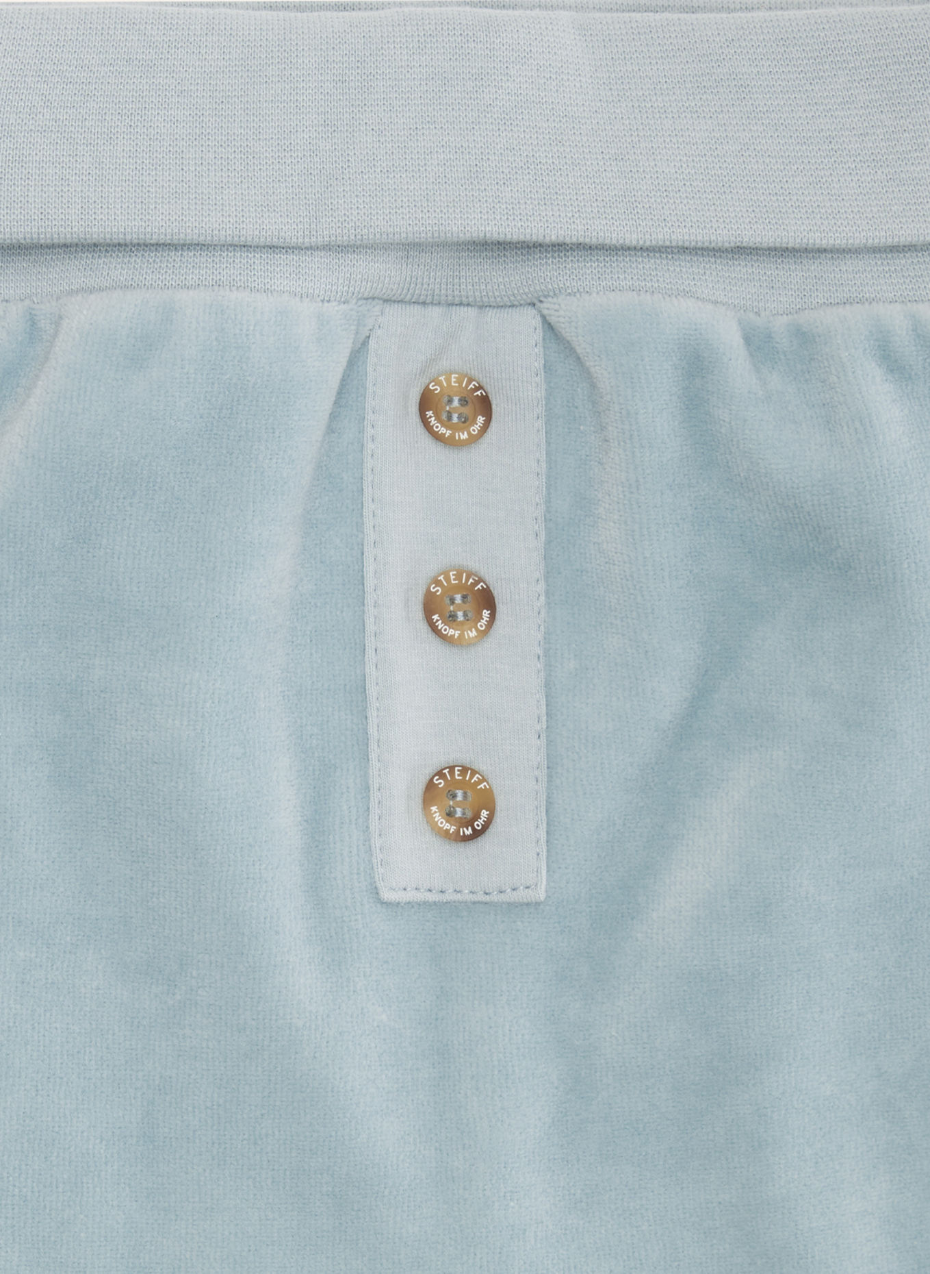 Steiff Jogginghose WELLNESS: BLAU / GRAU